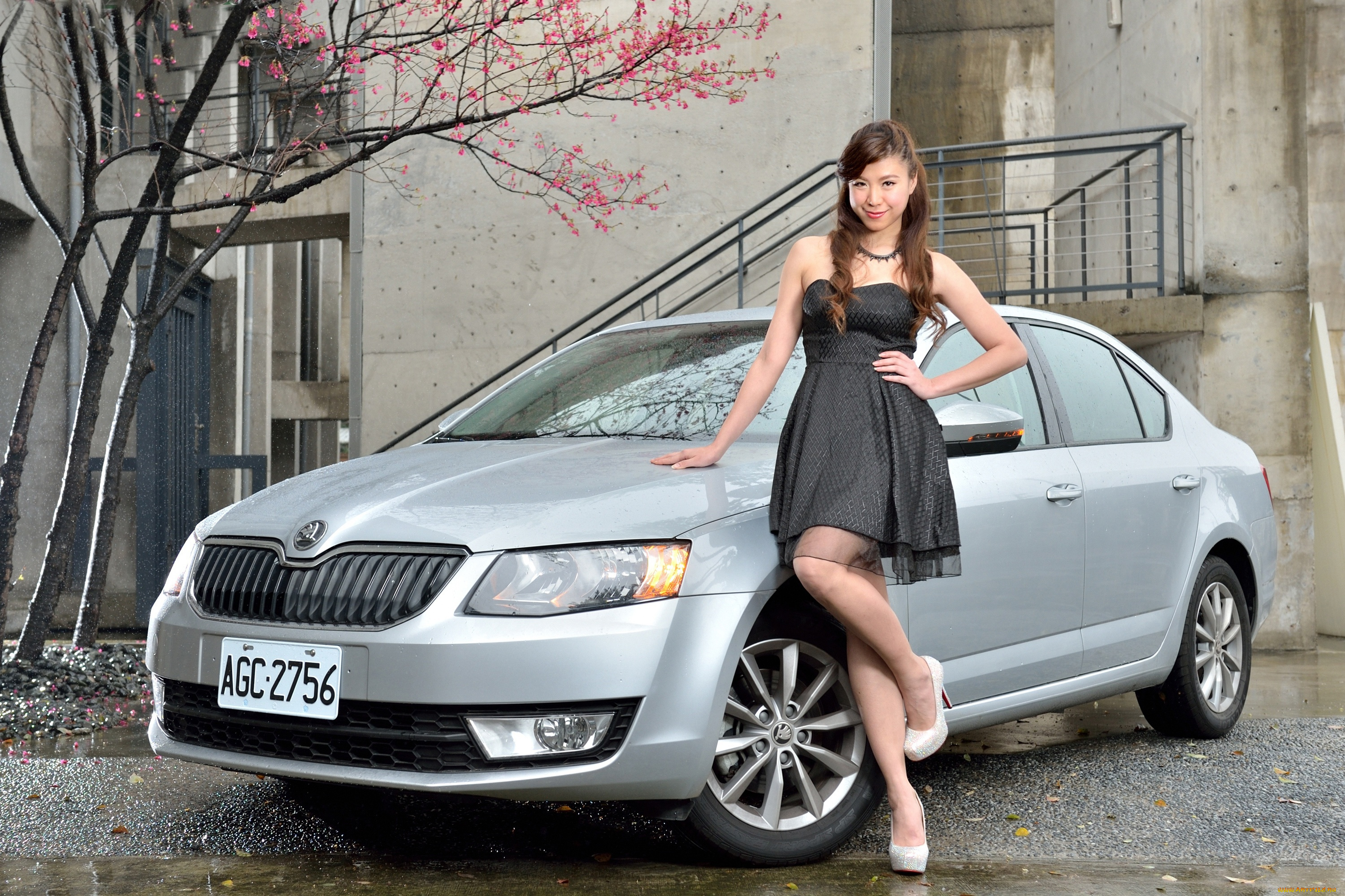 автомобили, -авто, с, девушками, девушка