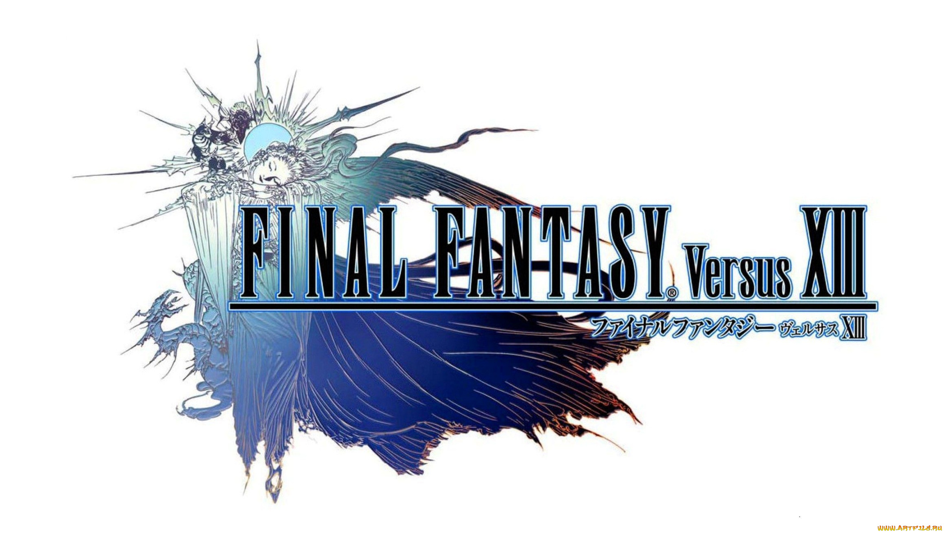 видео, игры, final, fantasy, xiii, название, эмблема, ангел