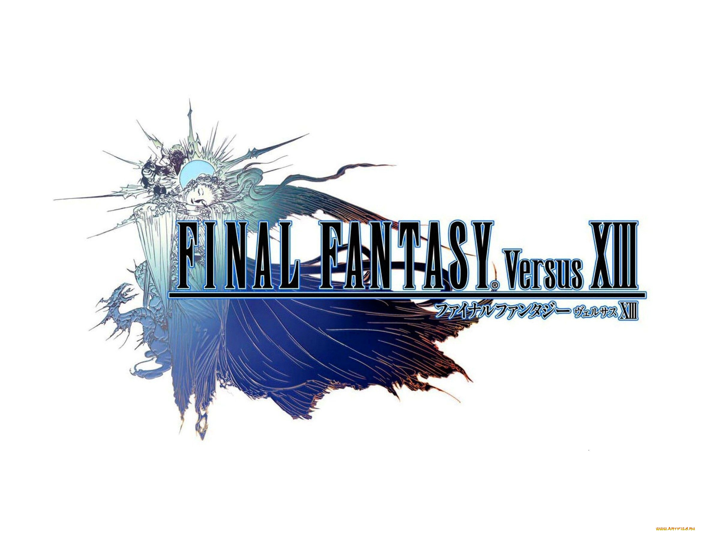 видео, игры, final, fantasy, xiii, название, эмблема, ангел