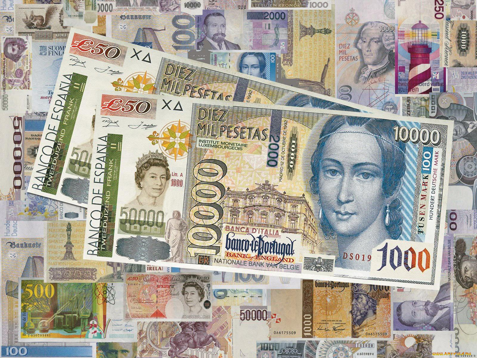 разное, золото, купюры, монеты