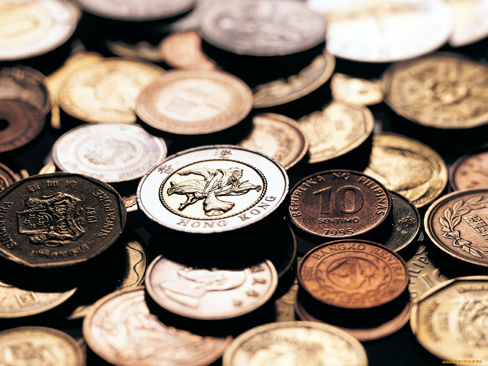 разное, золото, купюры, монеты