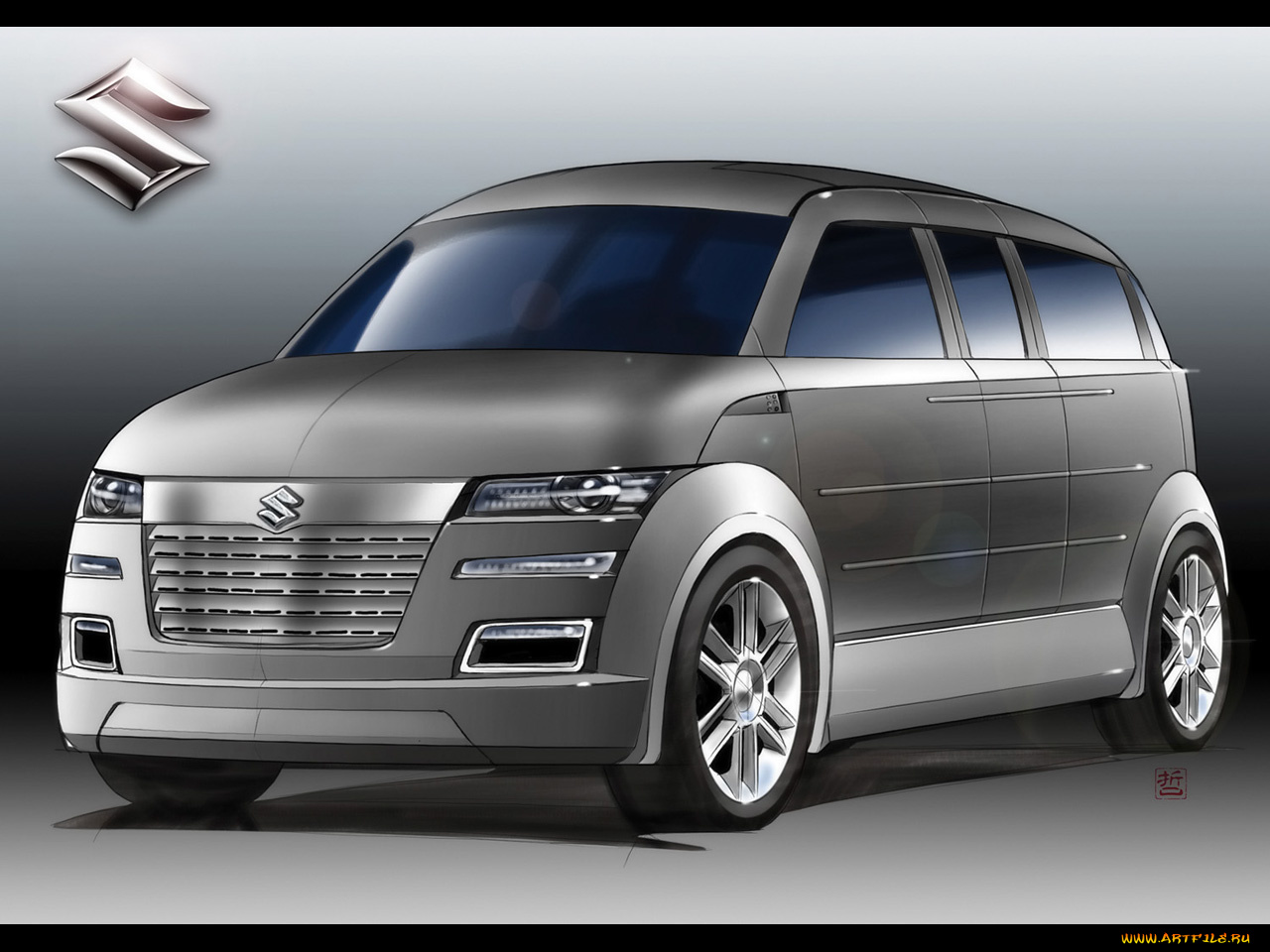 2006, suzuki, px, concept, автомобили, векторная, графика