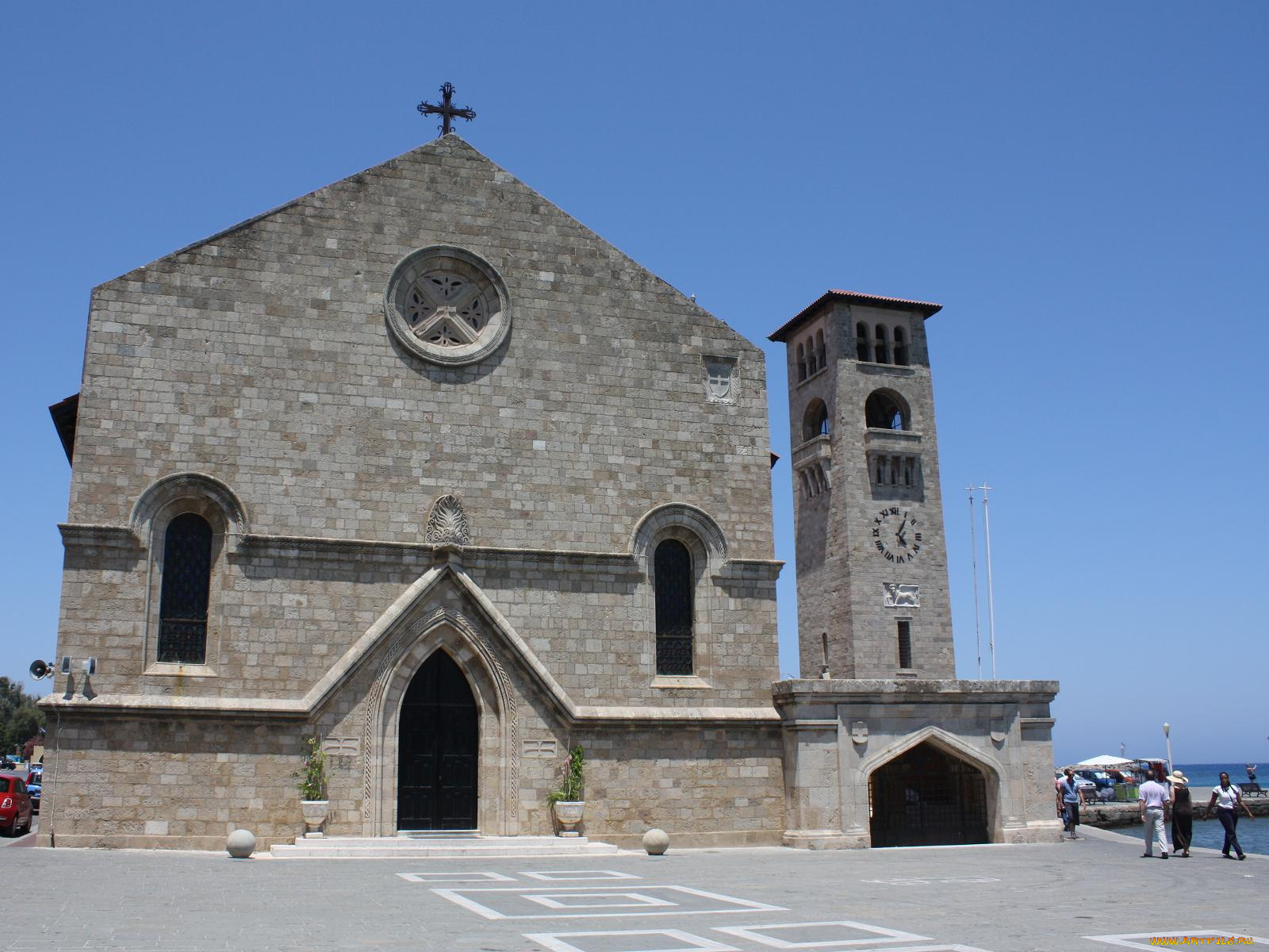 греция, родос, города, православные, церкви, монастыри