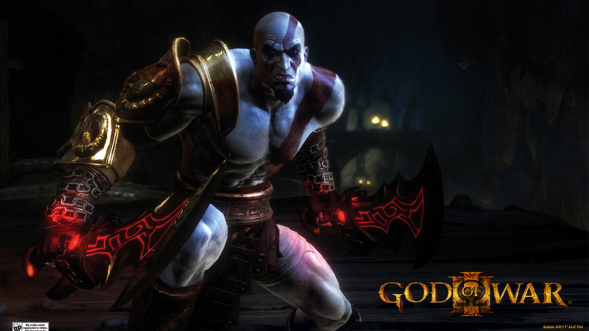 видео, игры, god, of, war, iii