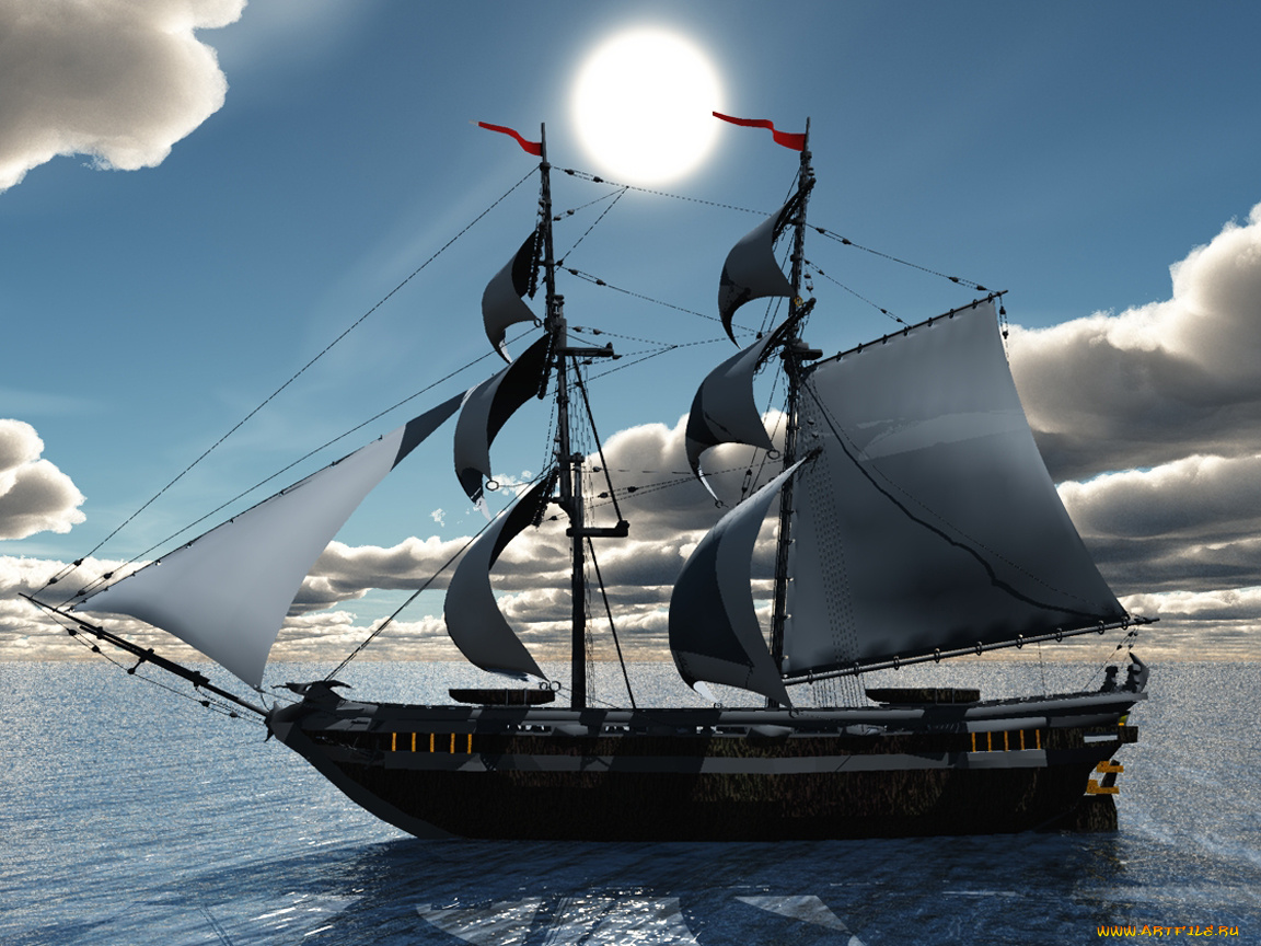 корабли, 3d