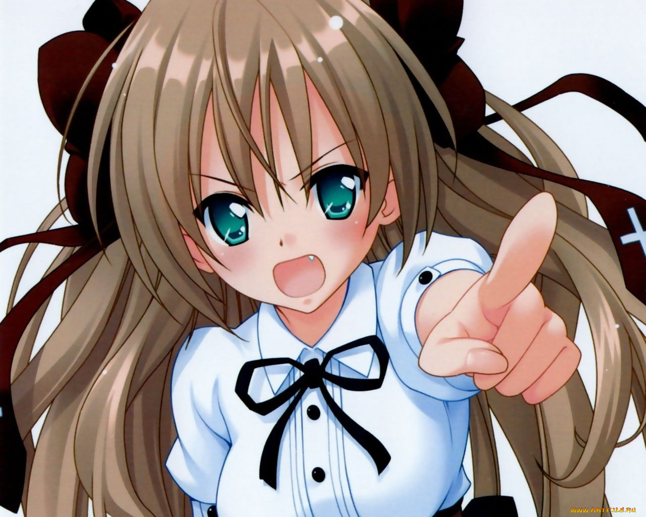 аниме, mayoi, neko, overrun