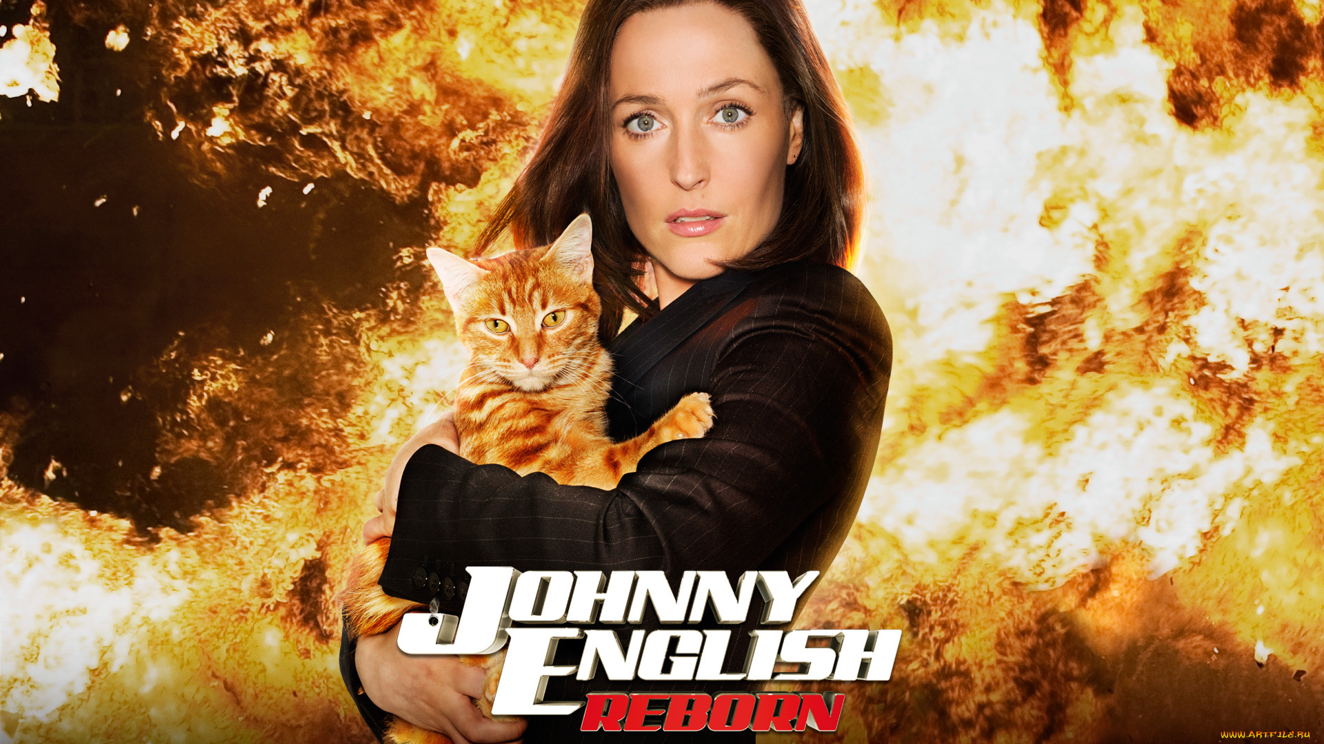 johnny, english, reborn, кино, фильмы, агент, джонни, инглиш, перезагрузка, gillian, anderson