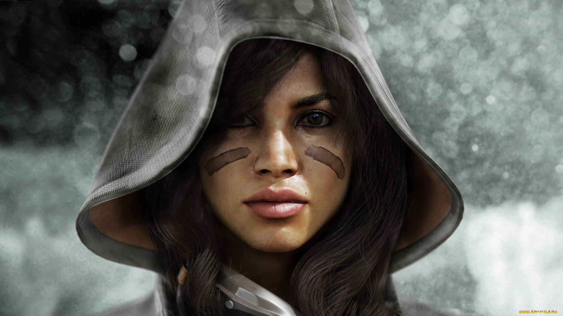 killzone, видео, игры, девушка, капюшон