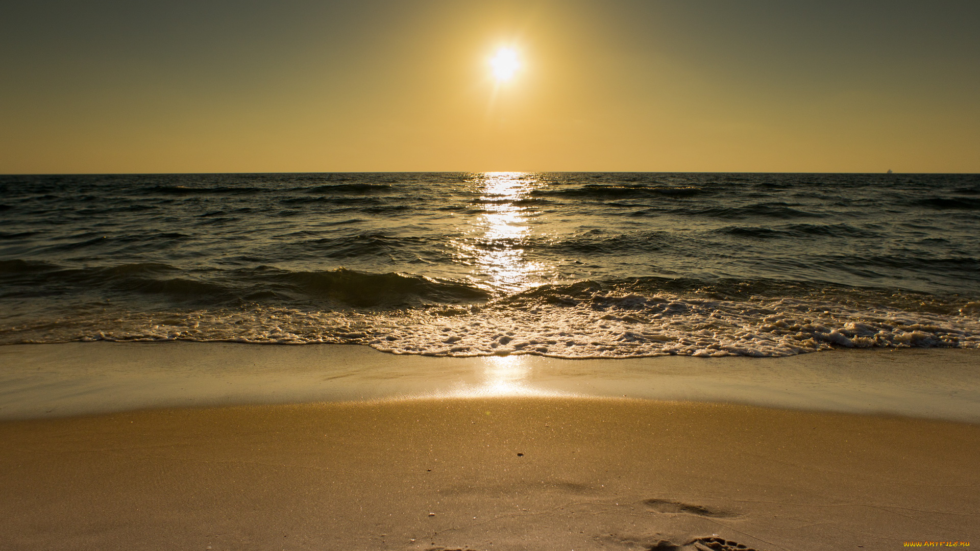 природа, восходы, закаты, закат, море