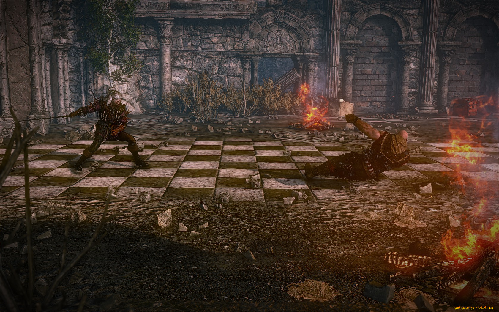 видео, игры, the, witcher, assassins, of, kings, 2, 