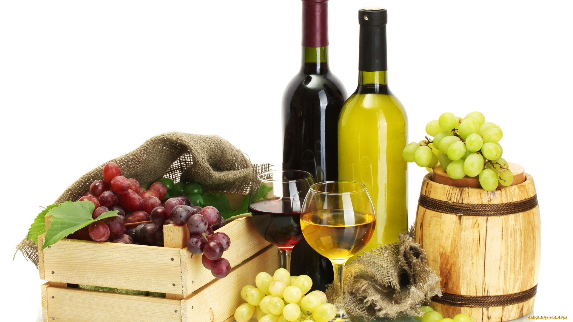 еда, напитки, вино, виноград, натюрморт