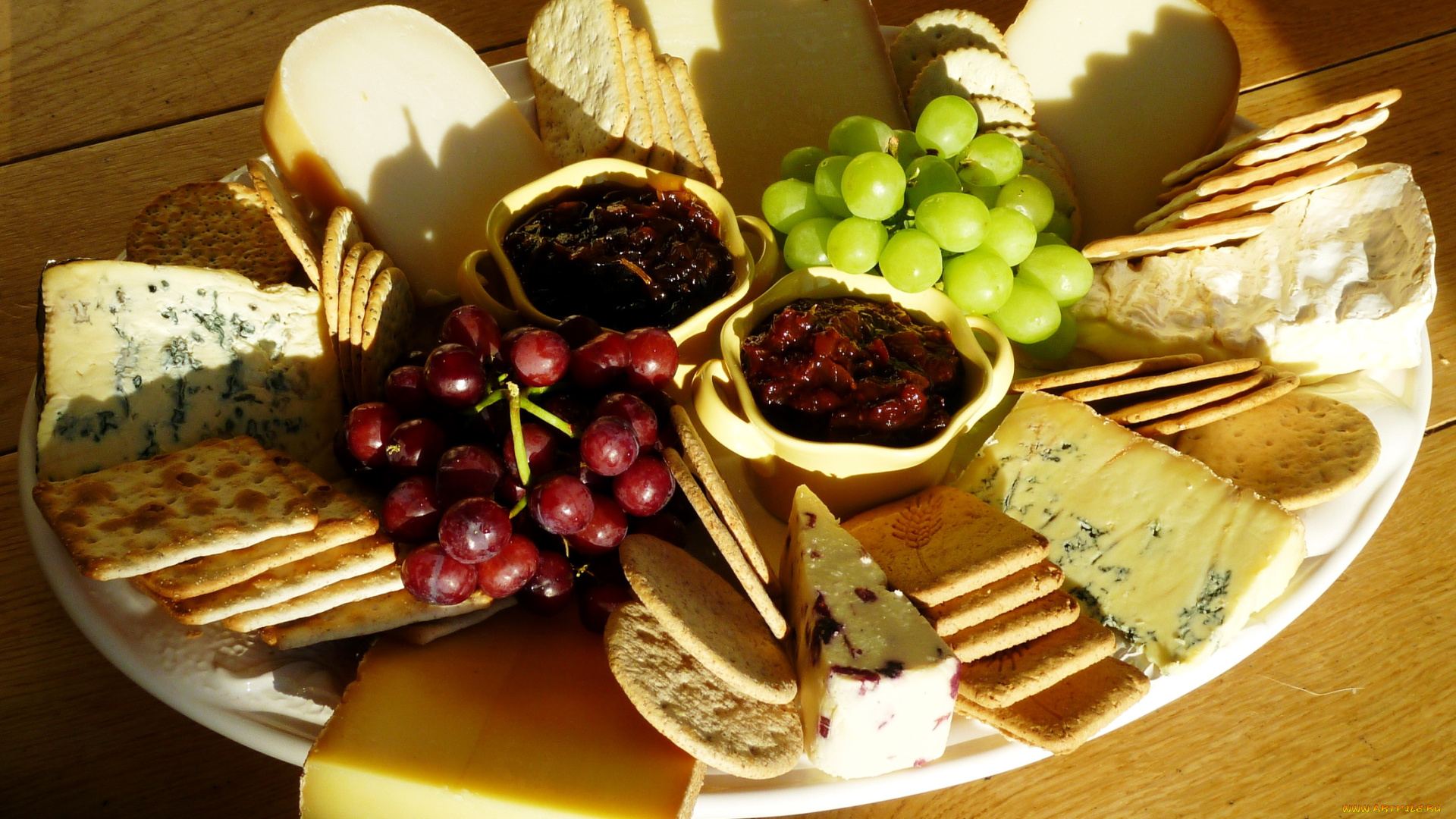 еда, разное, сыр, фрукты, печенье