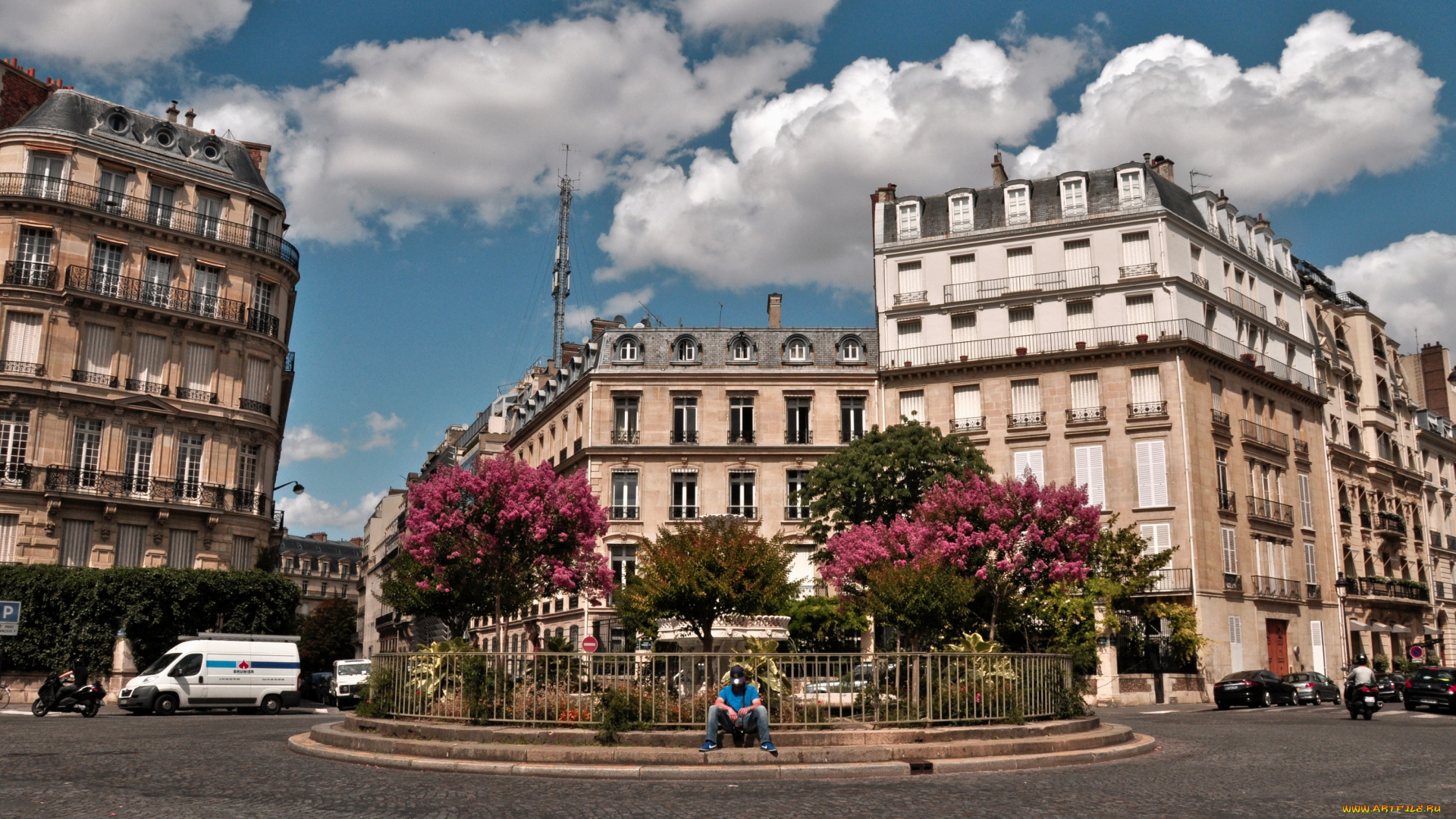 города, париж, франция