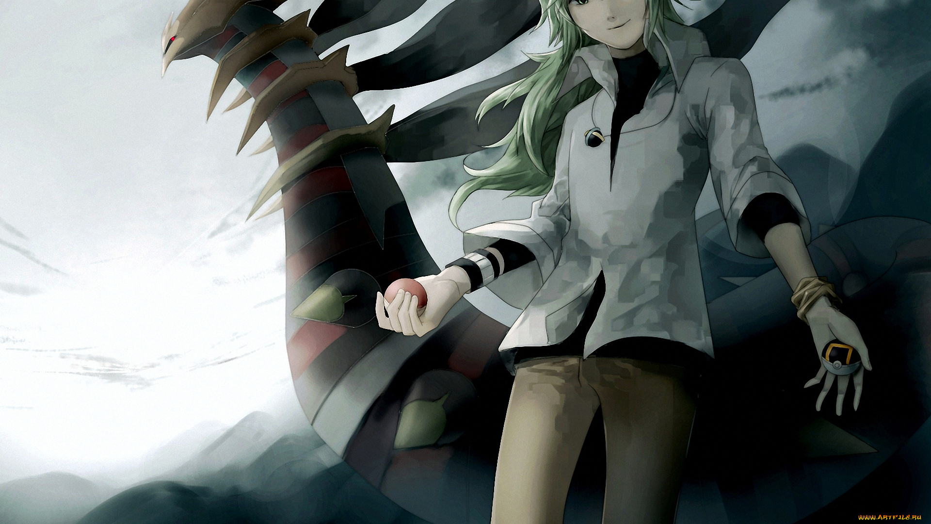 аниме, pokemon, giratina