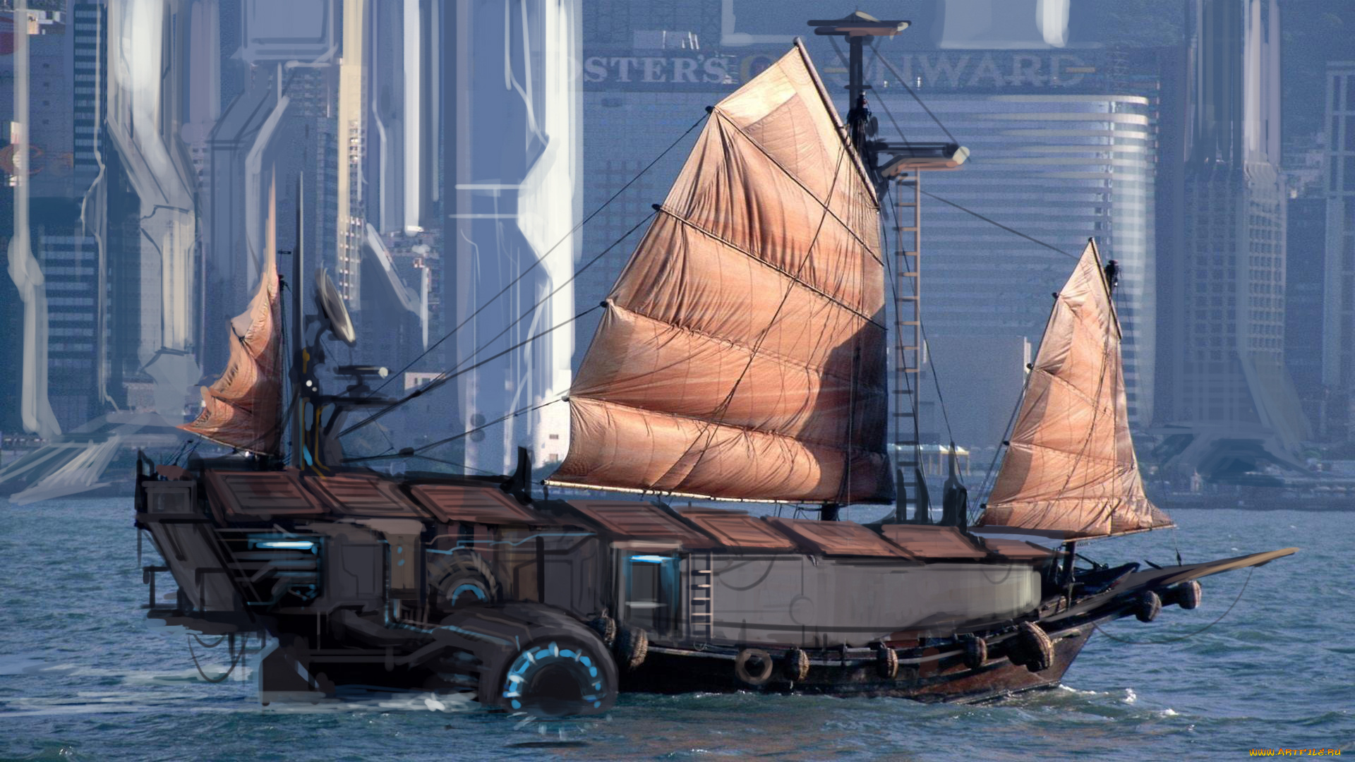 фэнтези, другое, парус