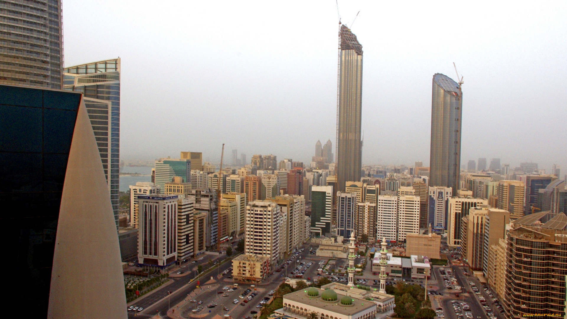города, абу, даби, оаэ, столица, абу-даби, путешествие, мечеть, небоскрёбы