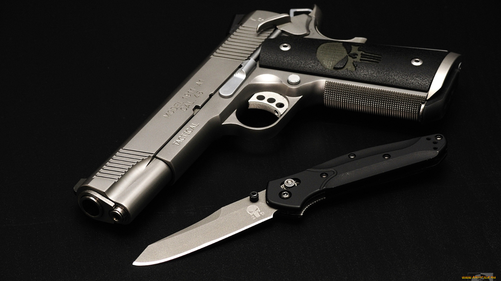 оружие, ствол, нож, пистолет