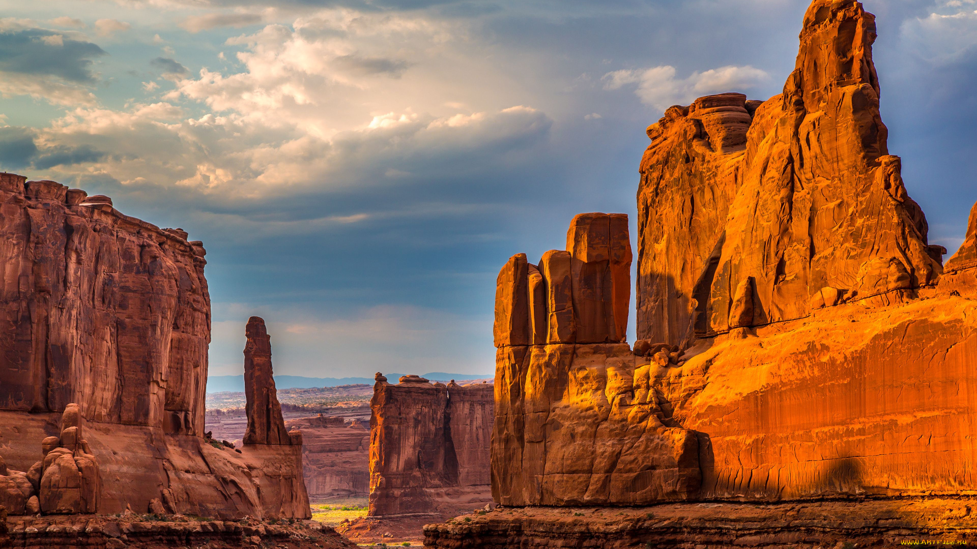 park, avenue, trail, arches, national, utah, природа, горы, национальный, парк, арки, скалы, юта