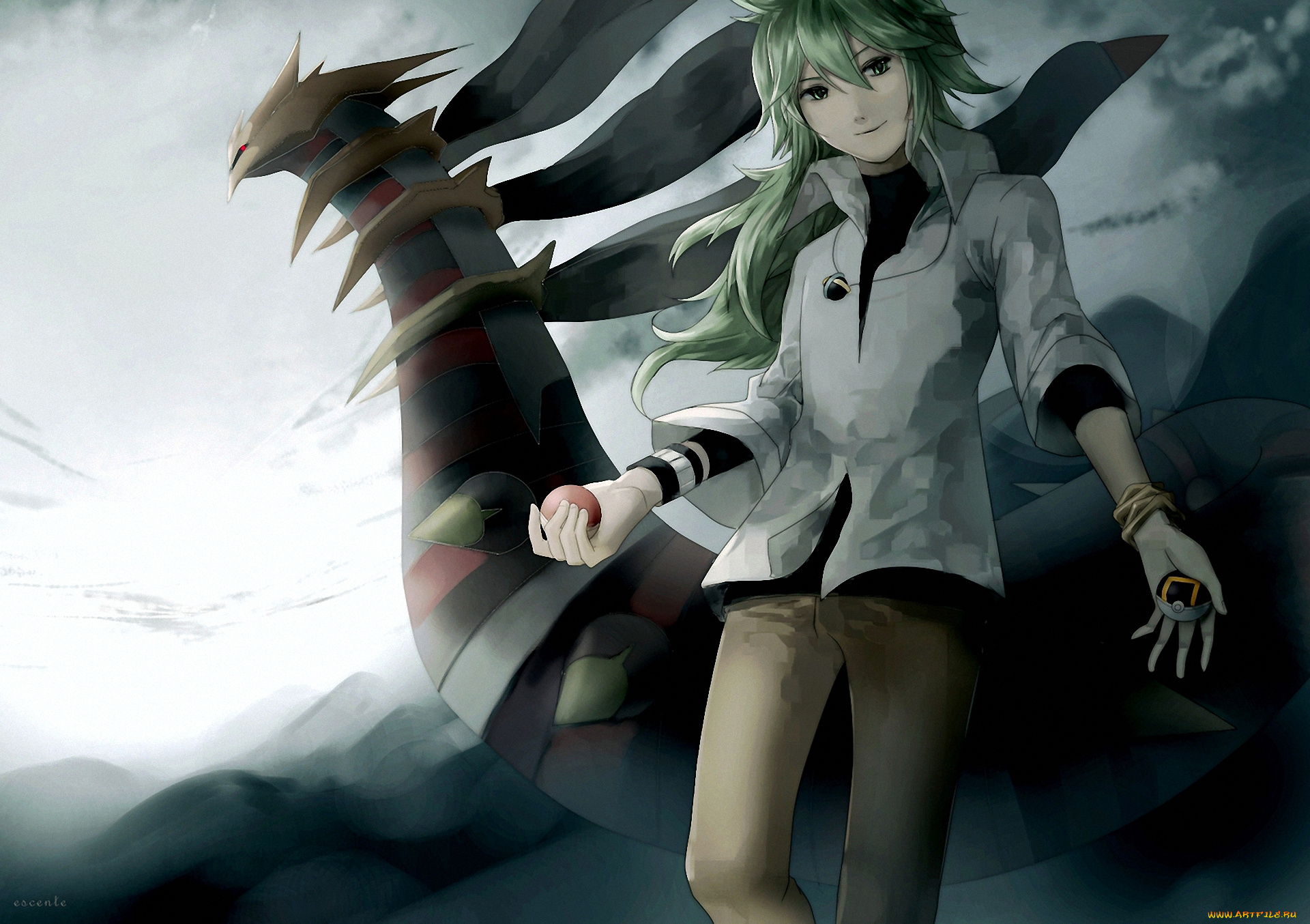 аниме, pokemon, giratina