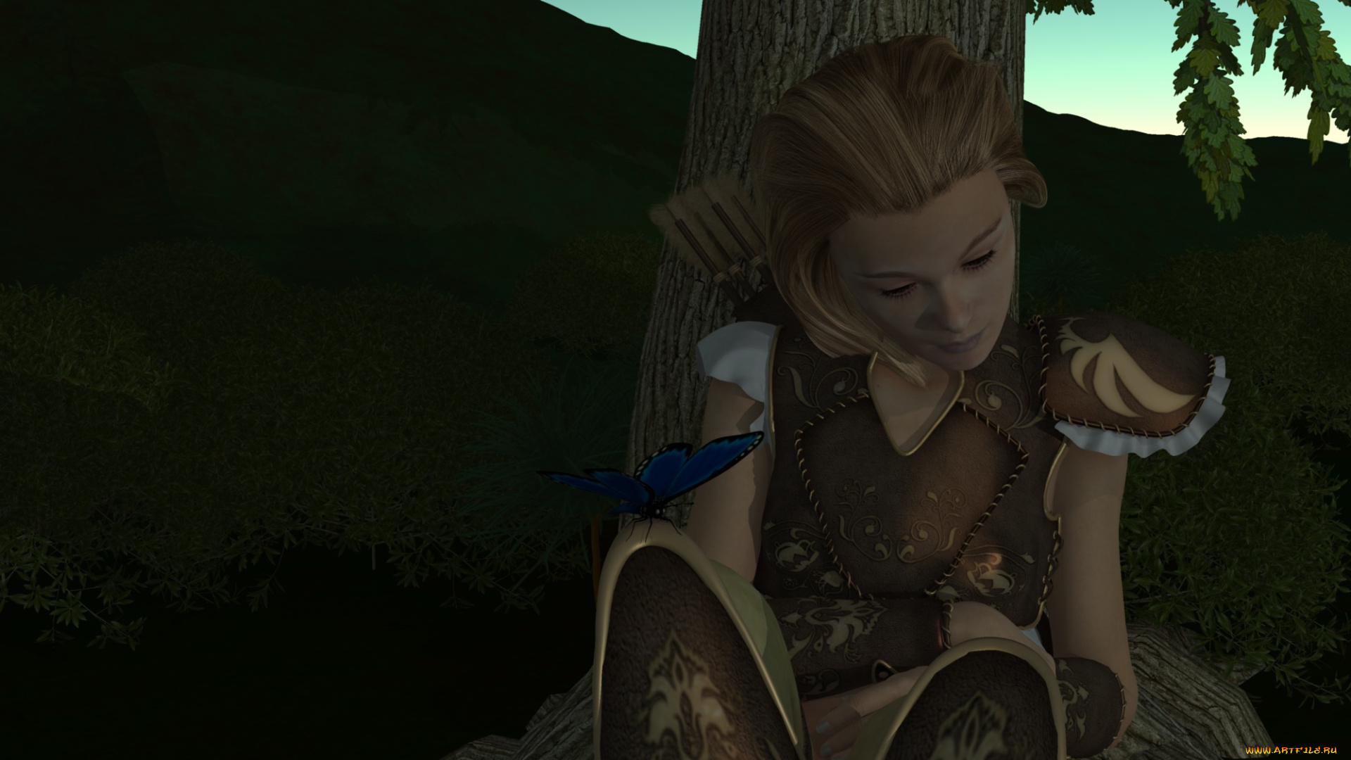 3д, графика, люди, , people, девушка, взгляд