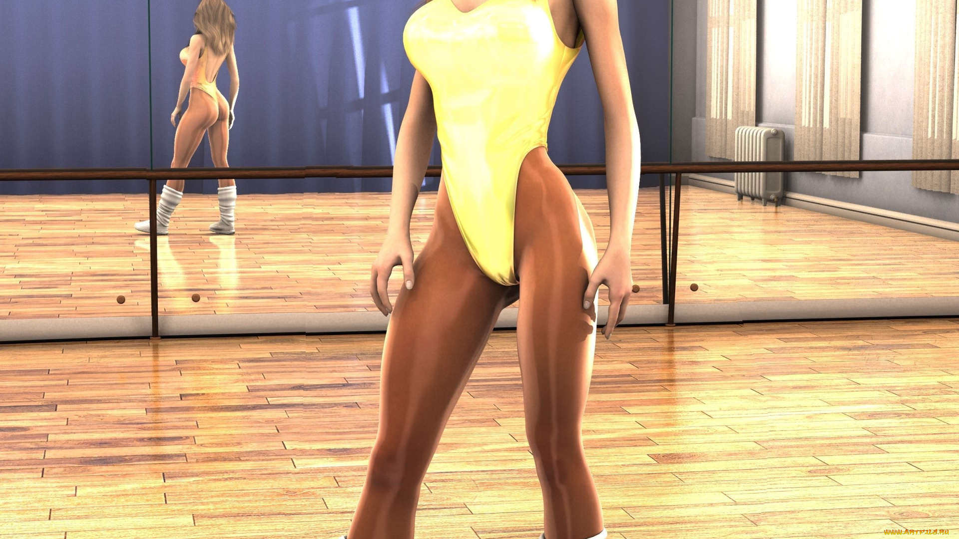 3д, графика, люди, , people, девушка, взгляд, купальник