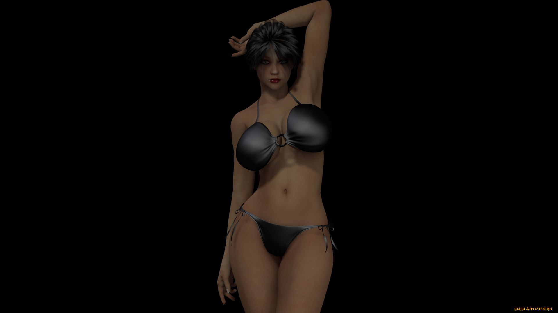 3д, графика, люди, , people, девушка, взгляд