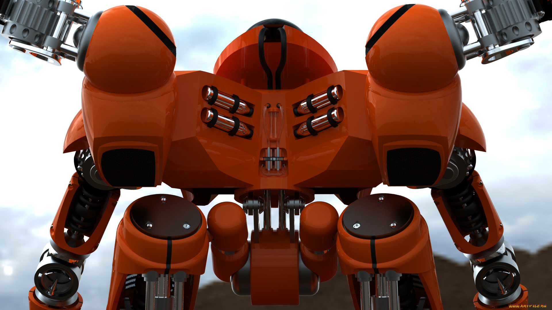 3д, графика, моделирование, , modeling, робот