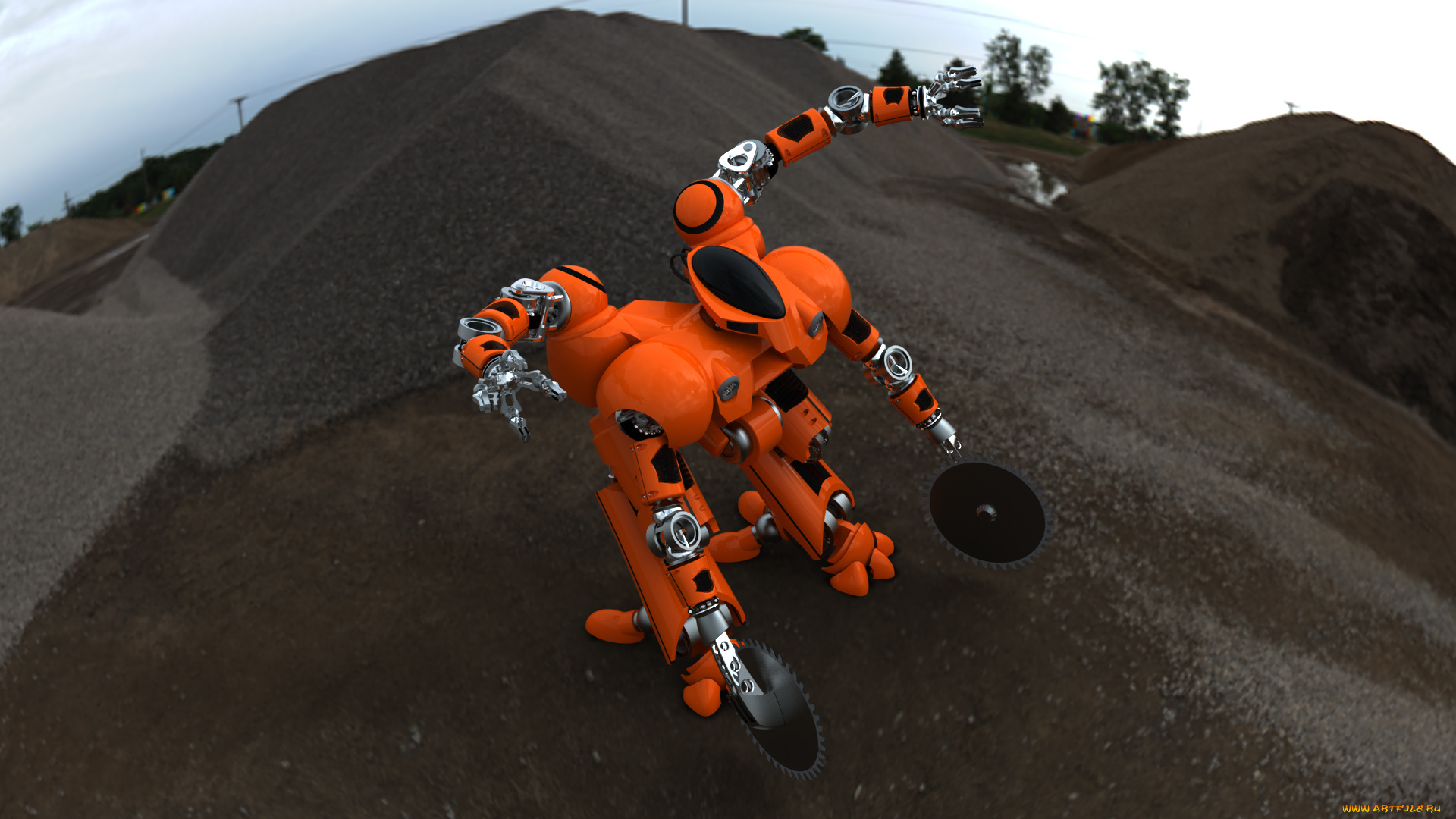 3д, графика, моделирование, , modeling, робот