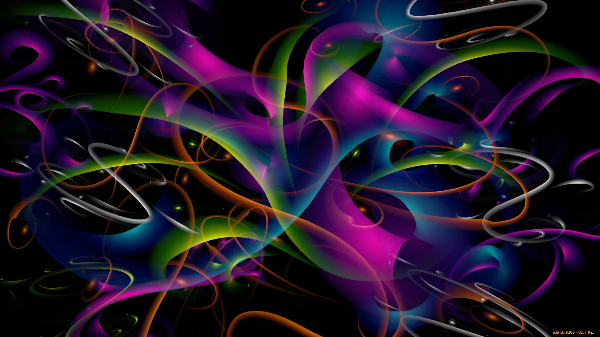 3d-trt, abstraction, 01, 3д, графика, абстракция, , abstract, цветные, зигзаги, графика, абстракция, 3d