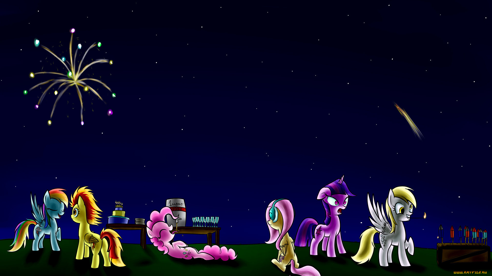 мультфильмы, my, little, pony, лошадки