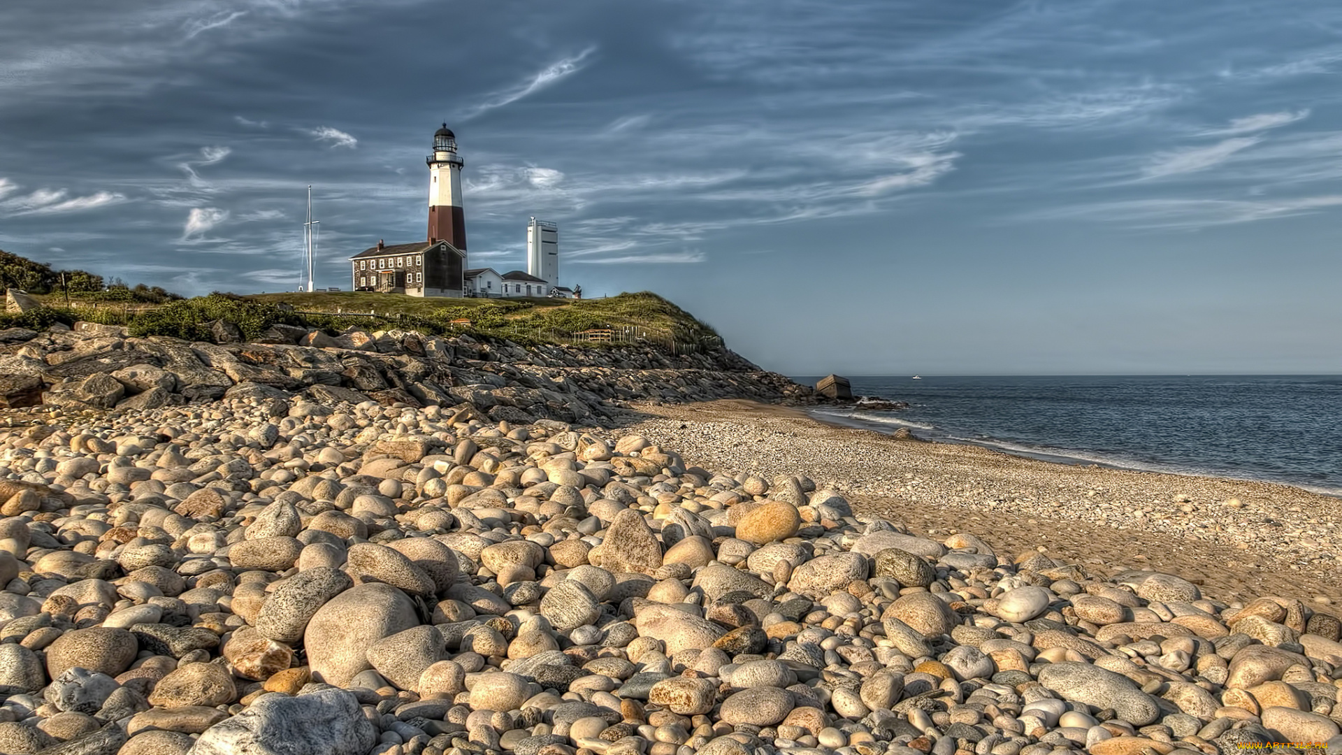 природа, маяки, океан, пляж, горизонт, маяк