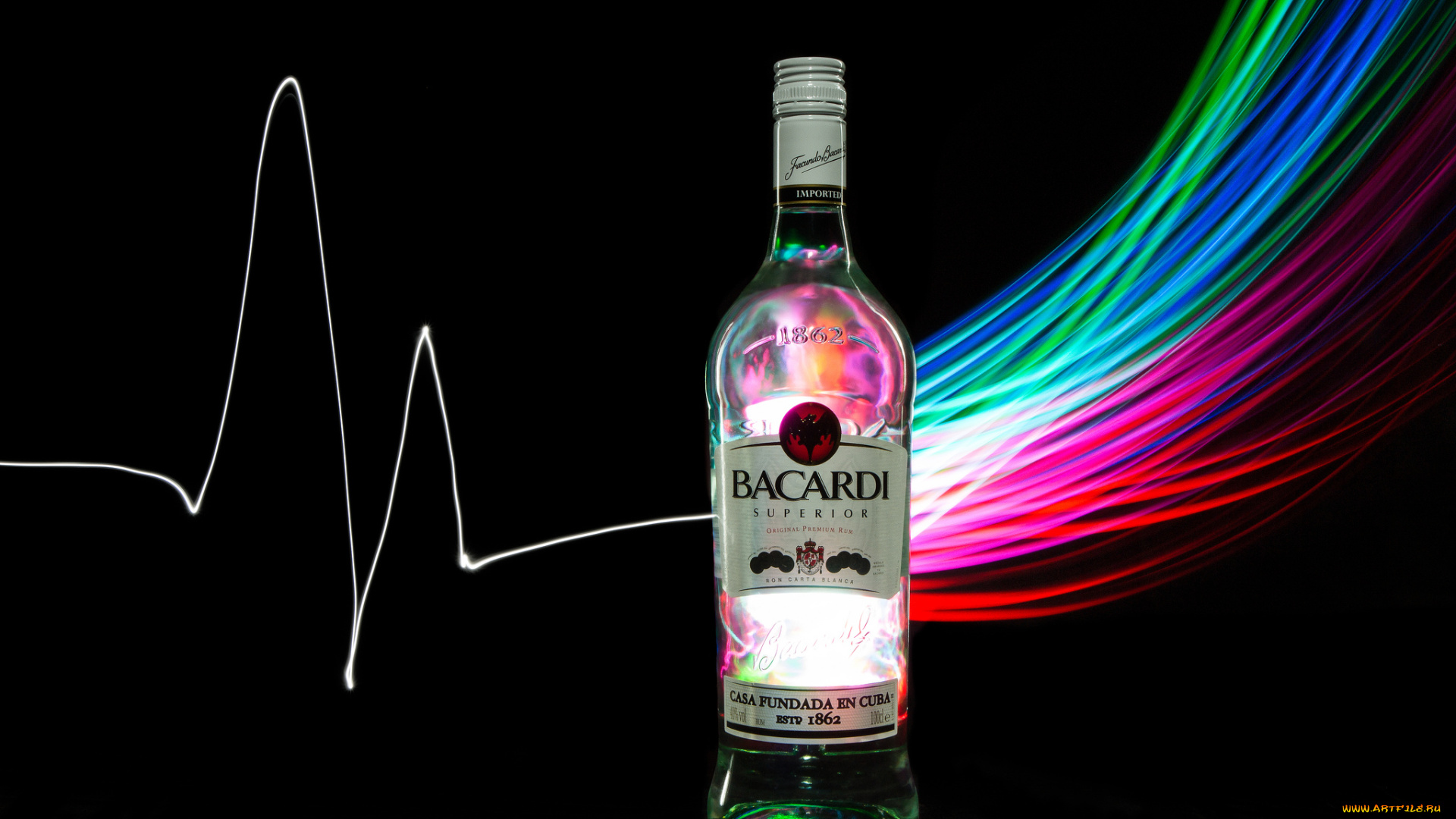 rainbow, bacardi, бренды, bacardi, ром