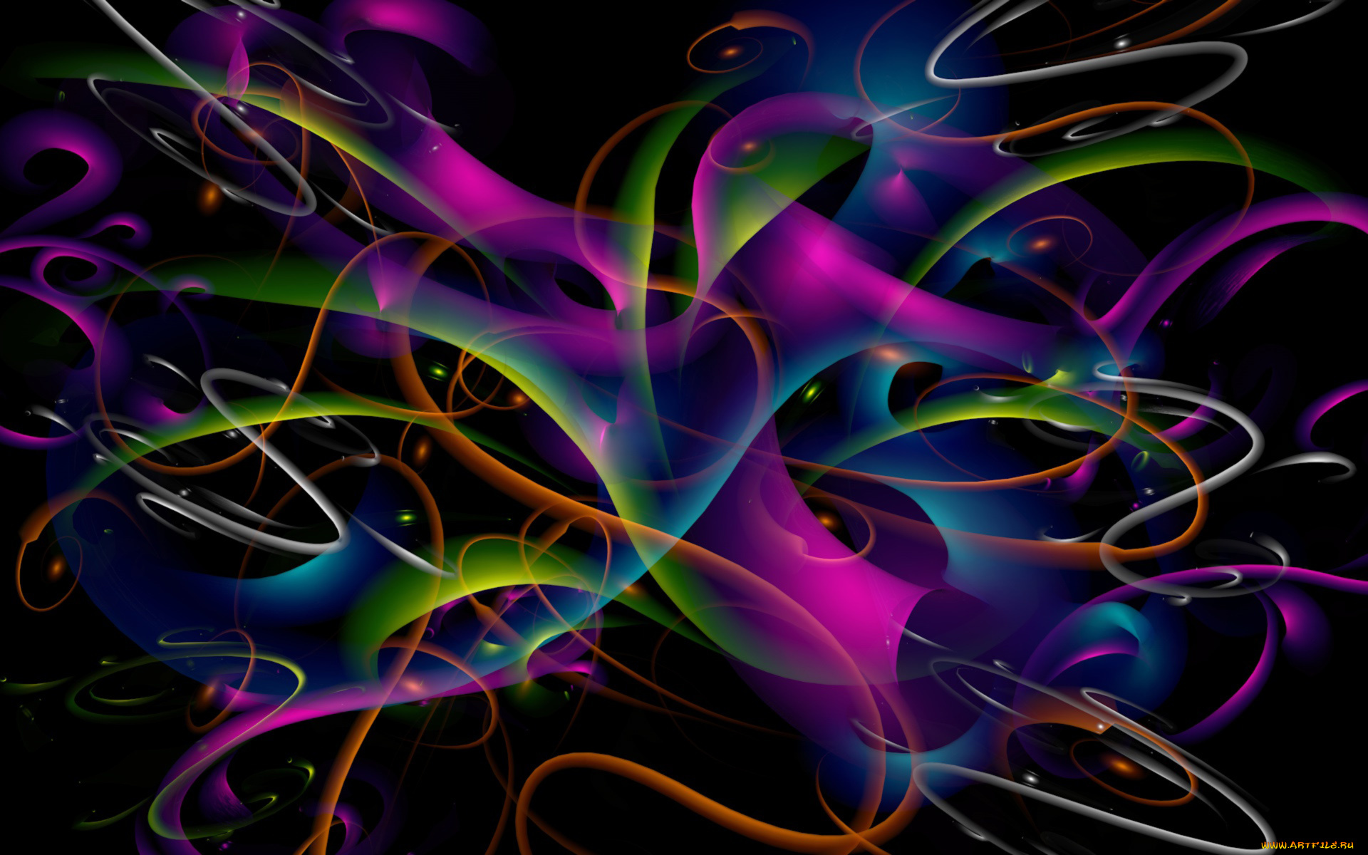 3d-trt, abstraction, 01, 3д, графика, абстракция, , abstract, цветные, зигзаги, графика, абстракция, 3d