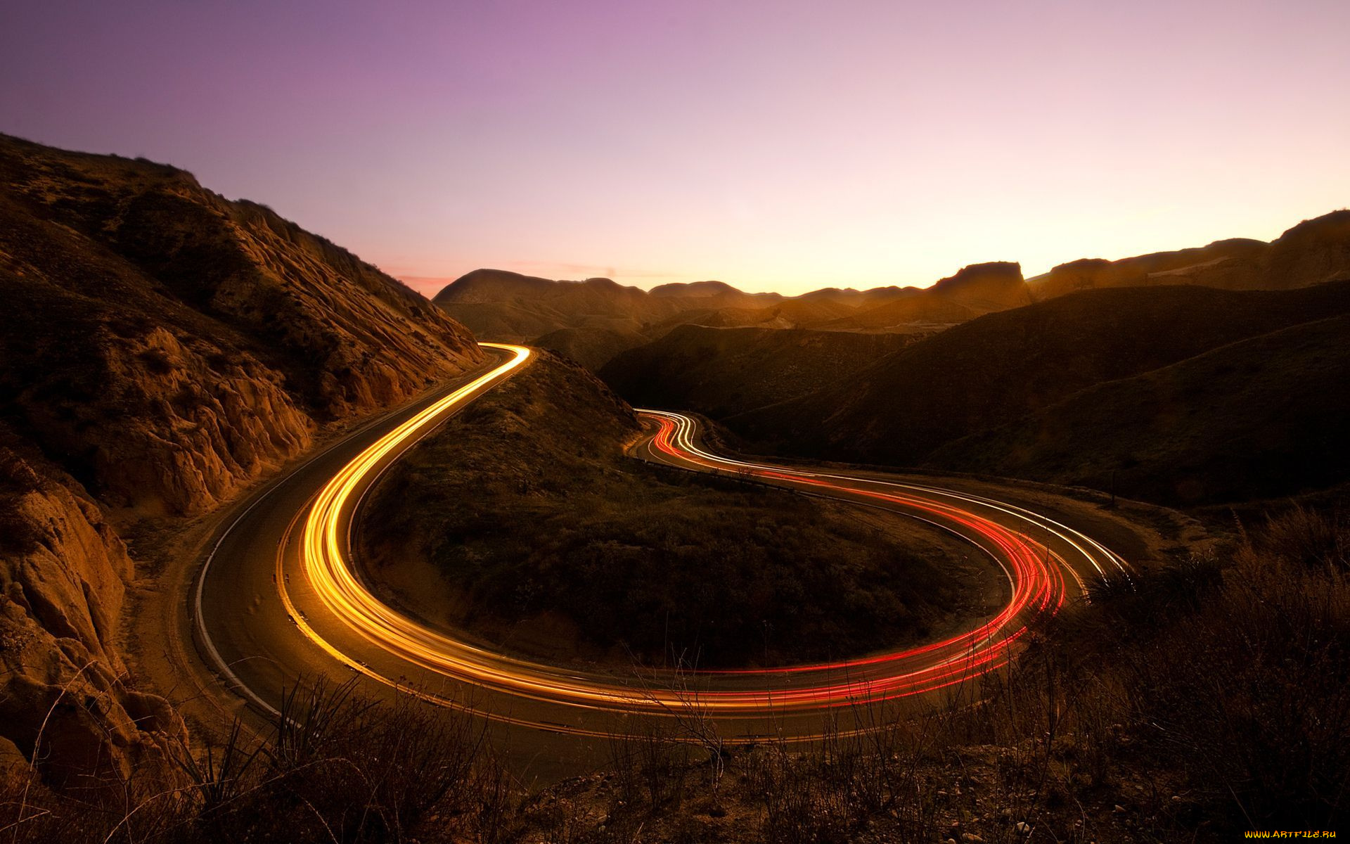 природа, дороги, горы