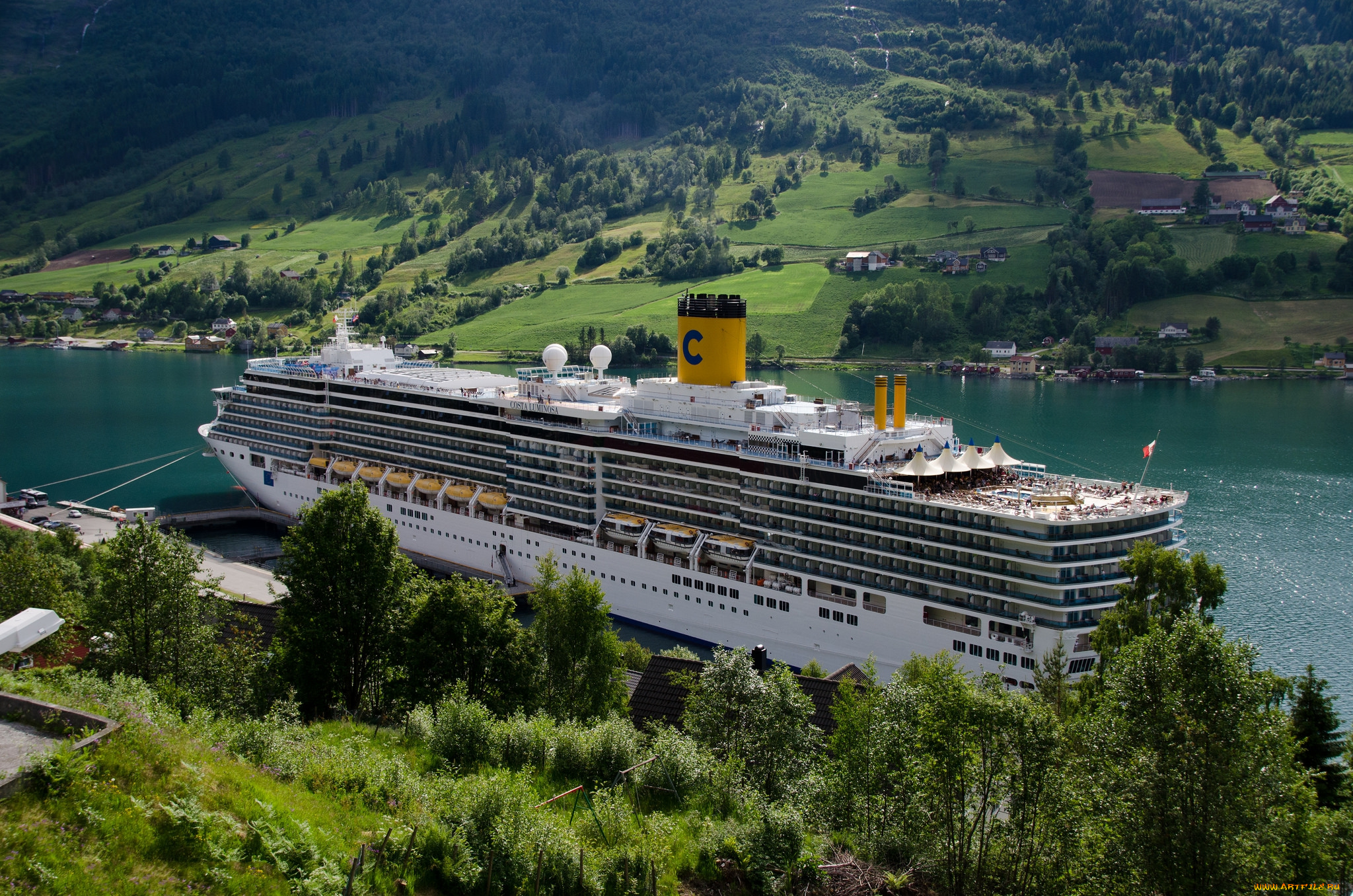 costa, luminosa, корабли, лайнеры, лайнер, круиз