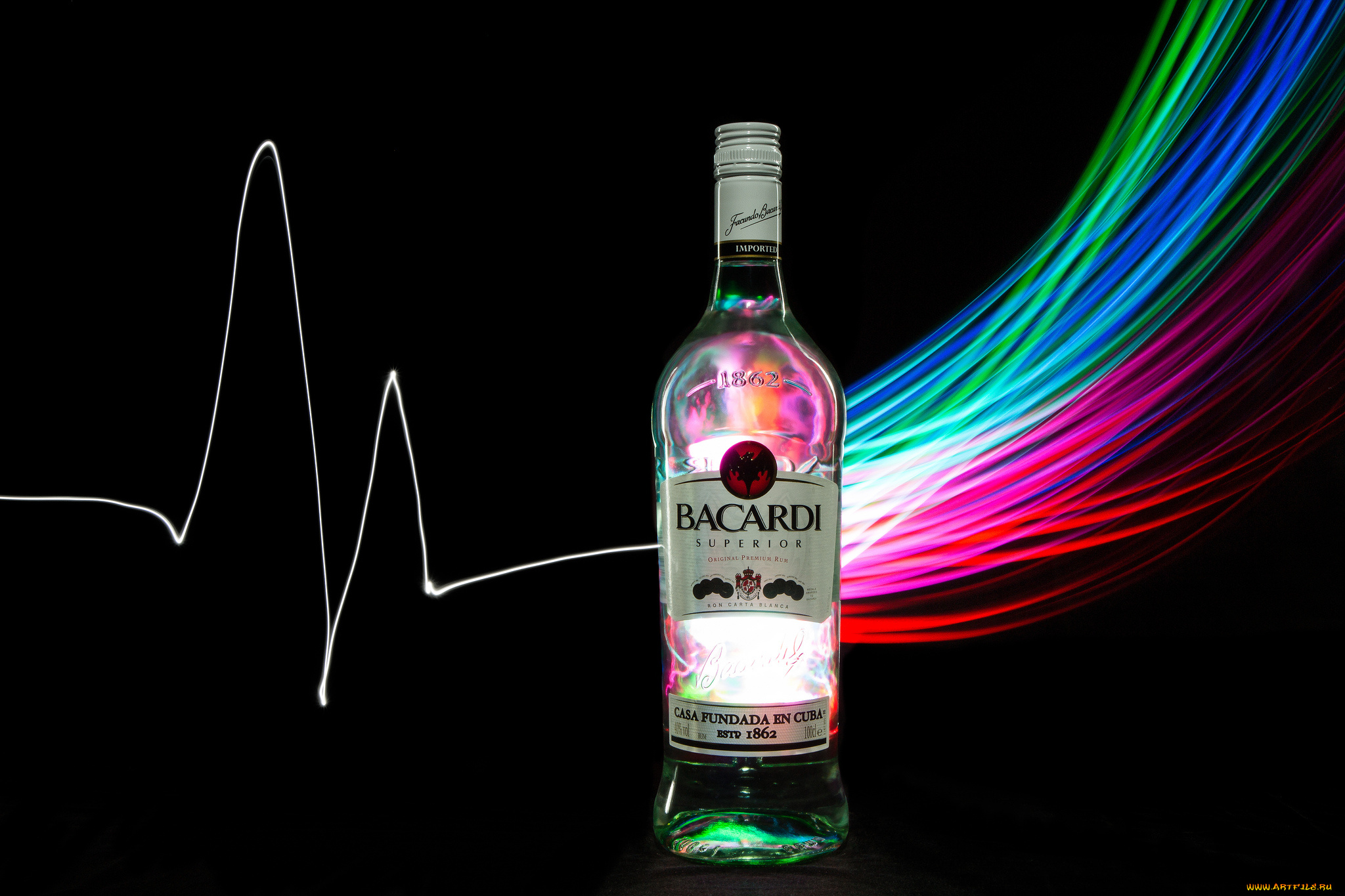 rainbow, bacardi, бренды, bacardi, ром