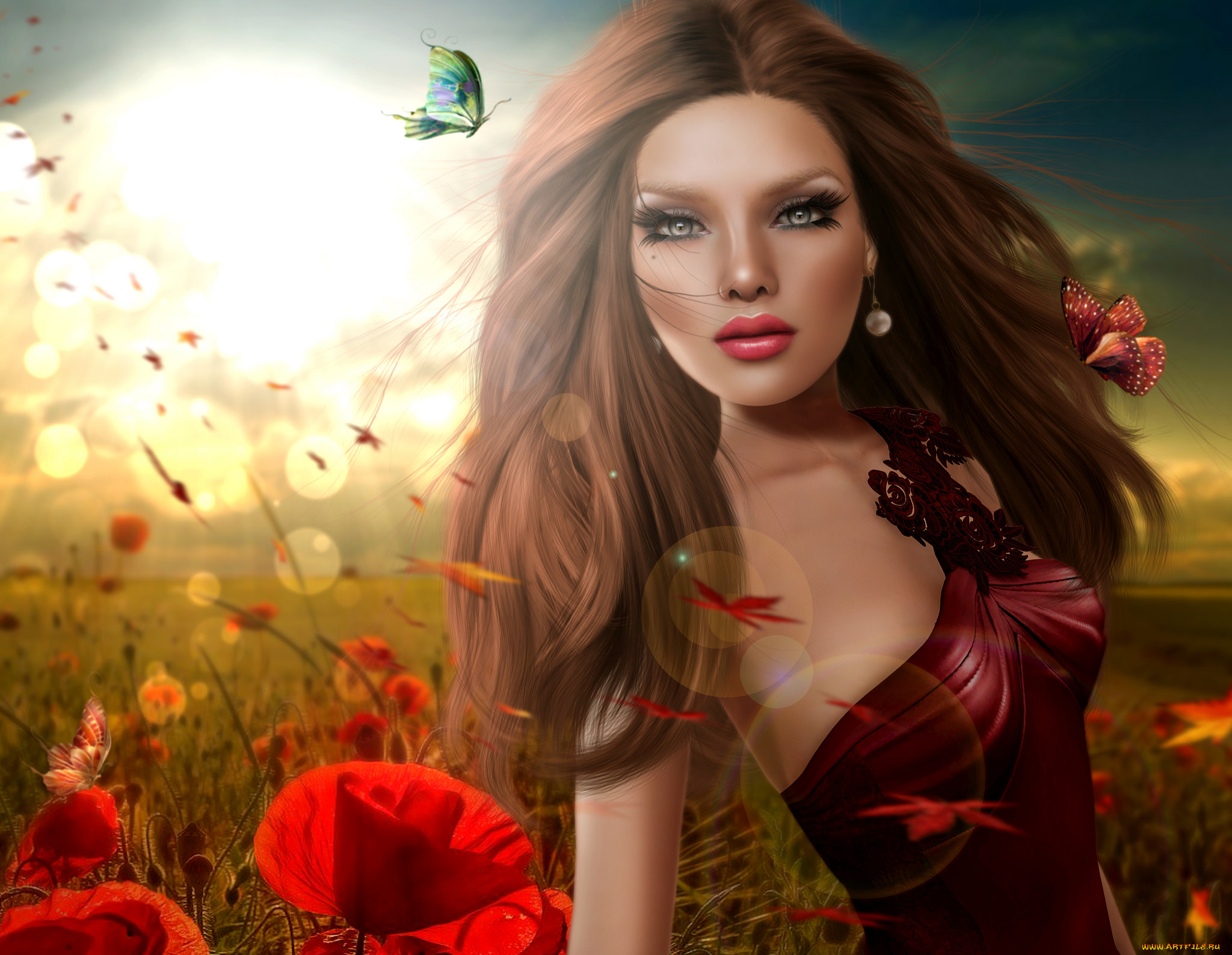 3д, графика, портрет, , portraits, маки