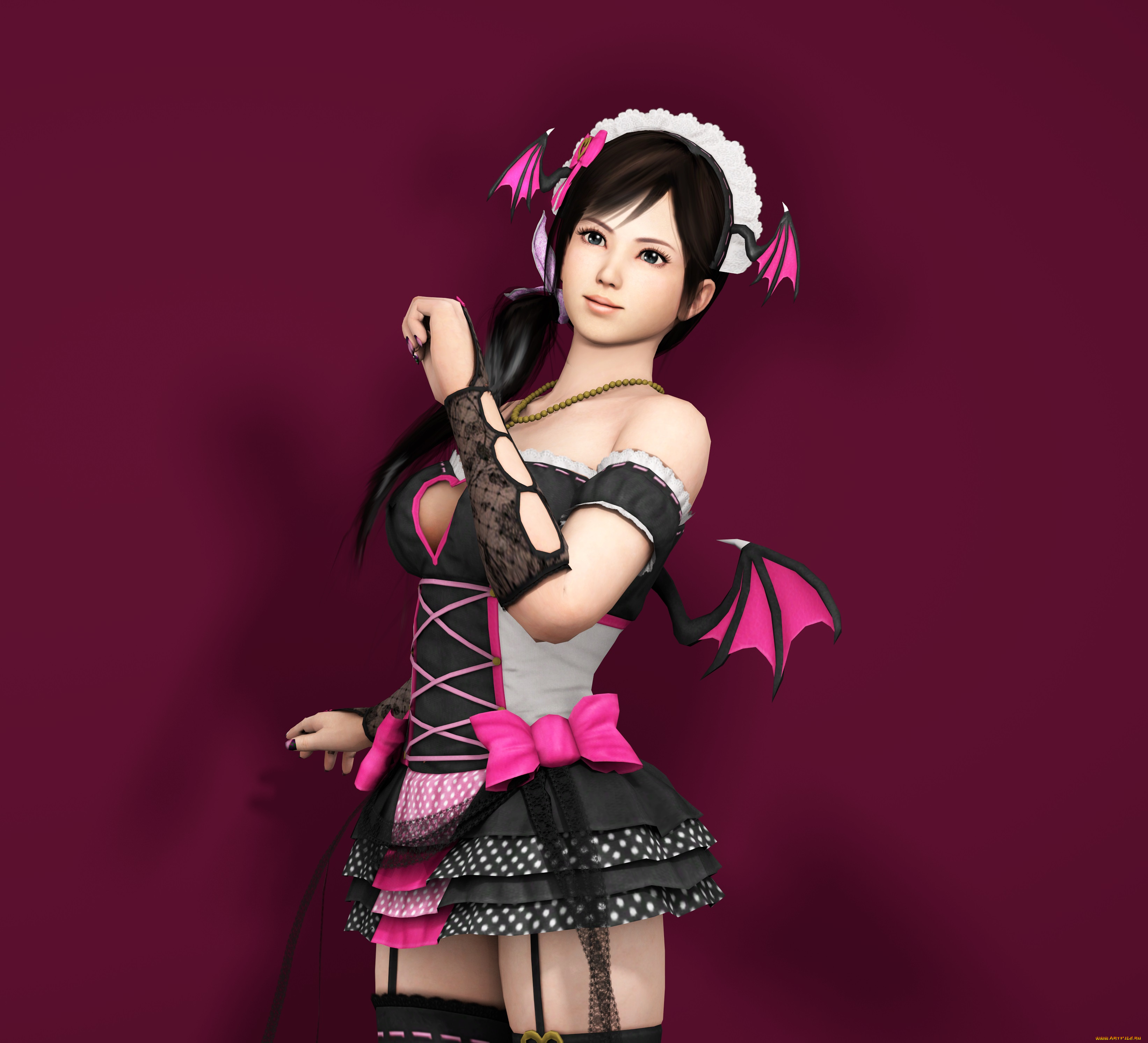 3д, графика, аниме, , anime, взгляд, девушка