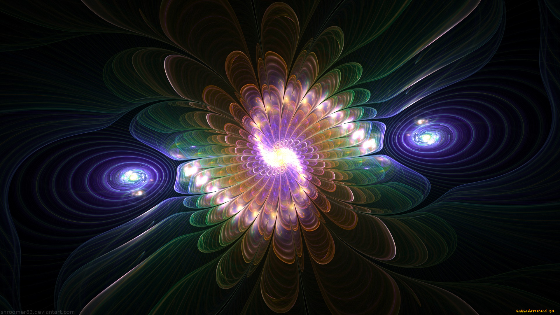 3д, графика, фракталы, , fractal, цвета, фон, узор