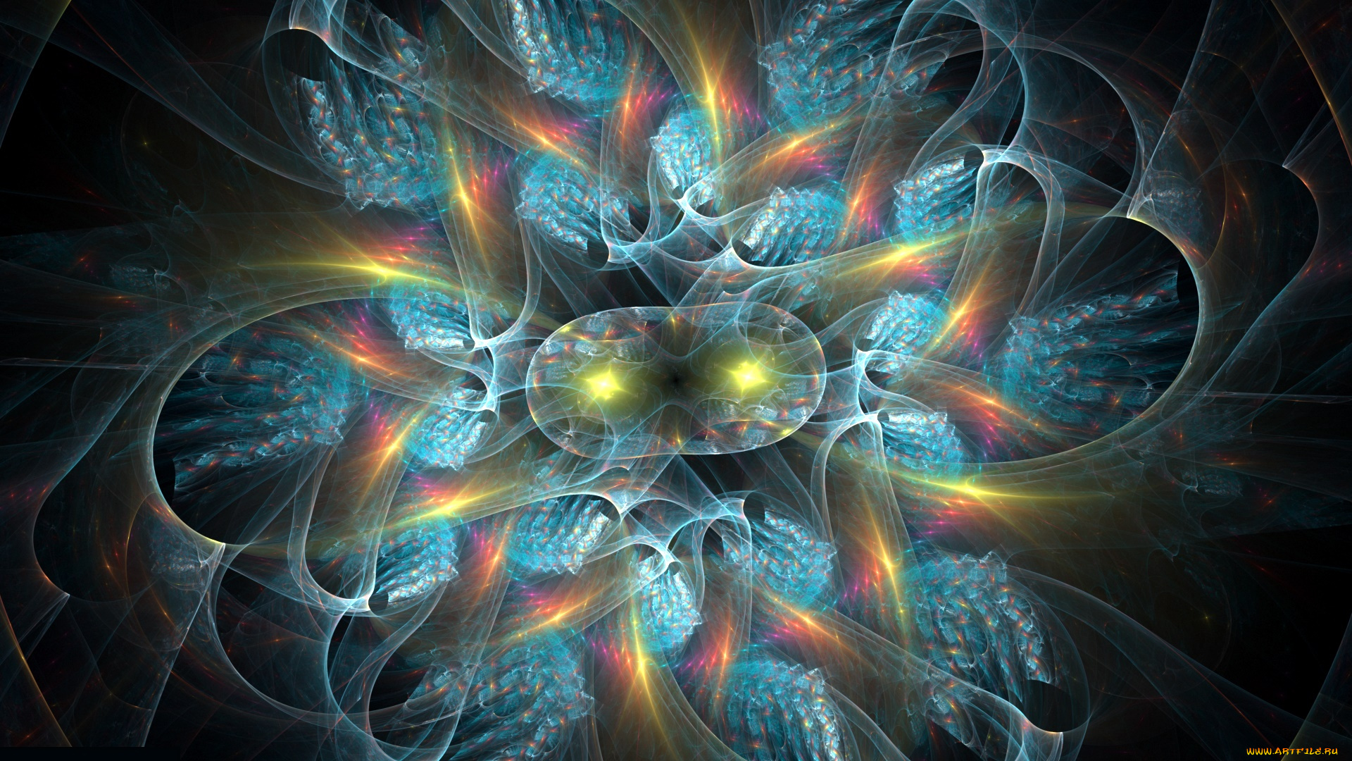 3д, графика, фракталы, , fractal, цвета, фон, узор