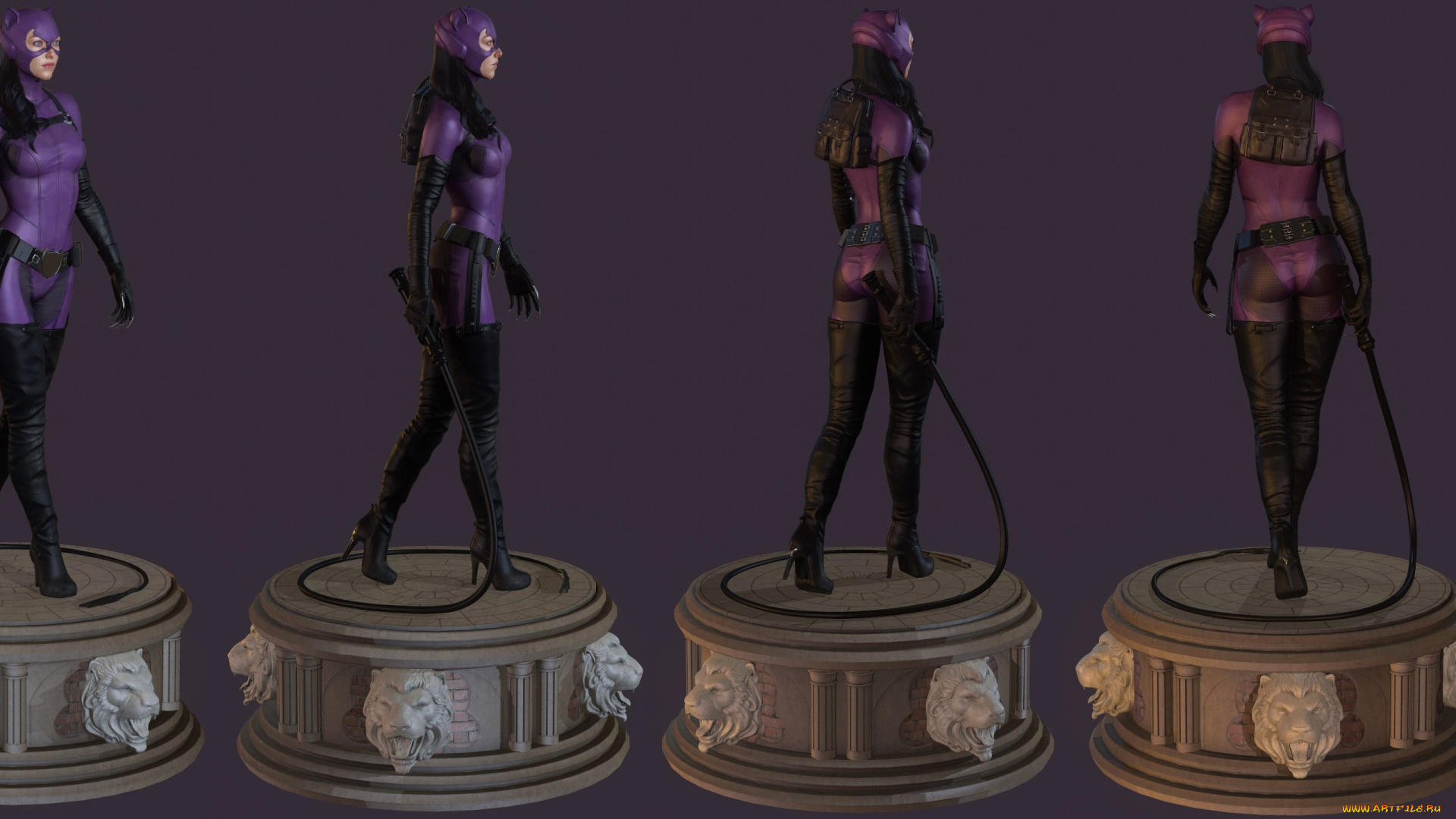 3д, графика, _science, fiction, фон, взгляд, девушка