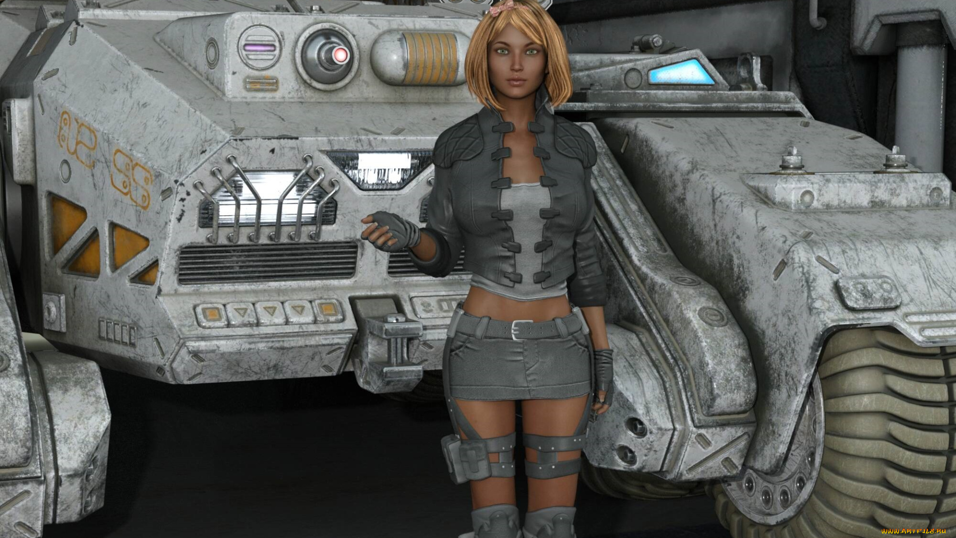 3д, графика, фантазия, , fantasy, девушка, взгляд, фон