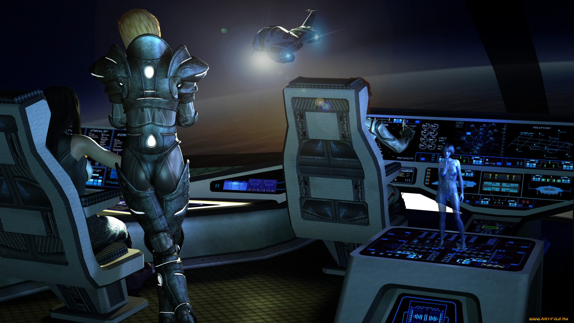 3д, графика, фантазия, , fantasy, девушка, взгляд, фон