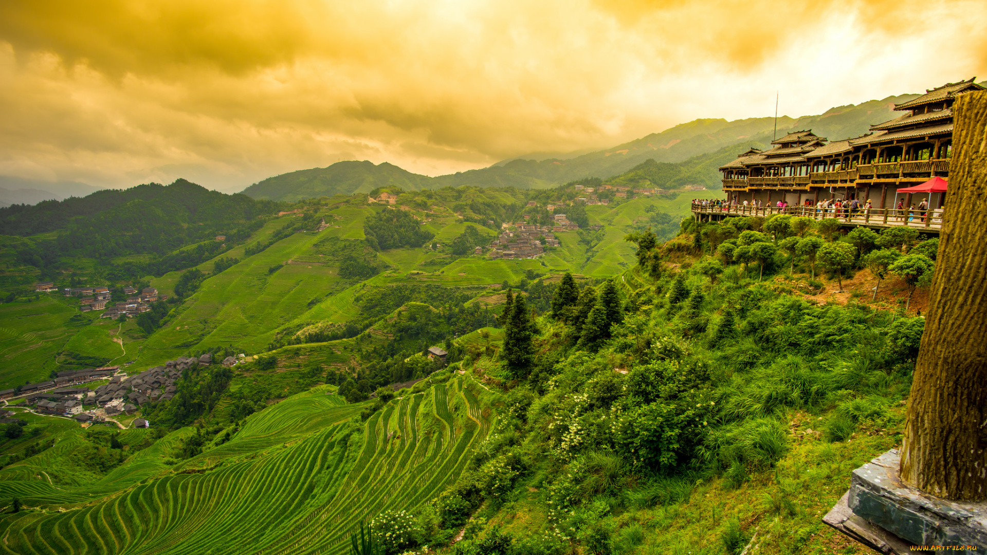 города, -, пейзажи, рассвет