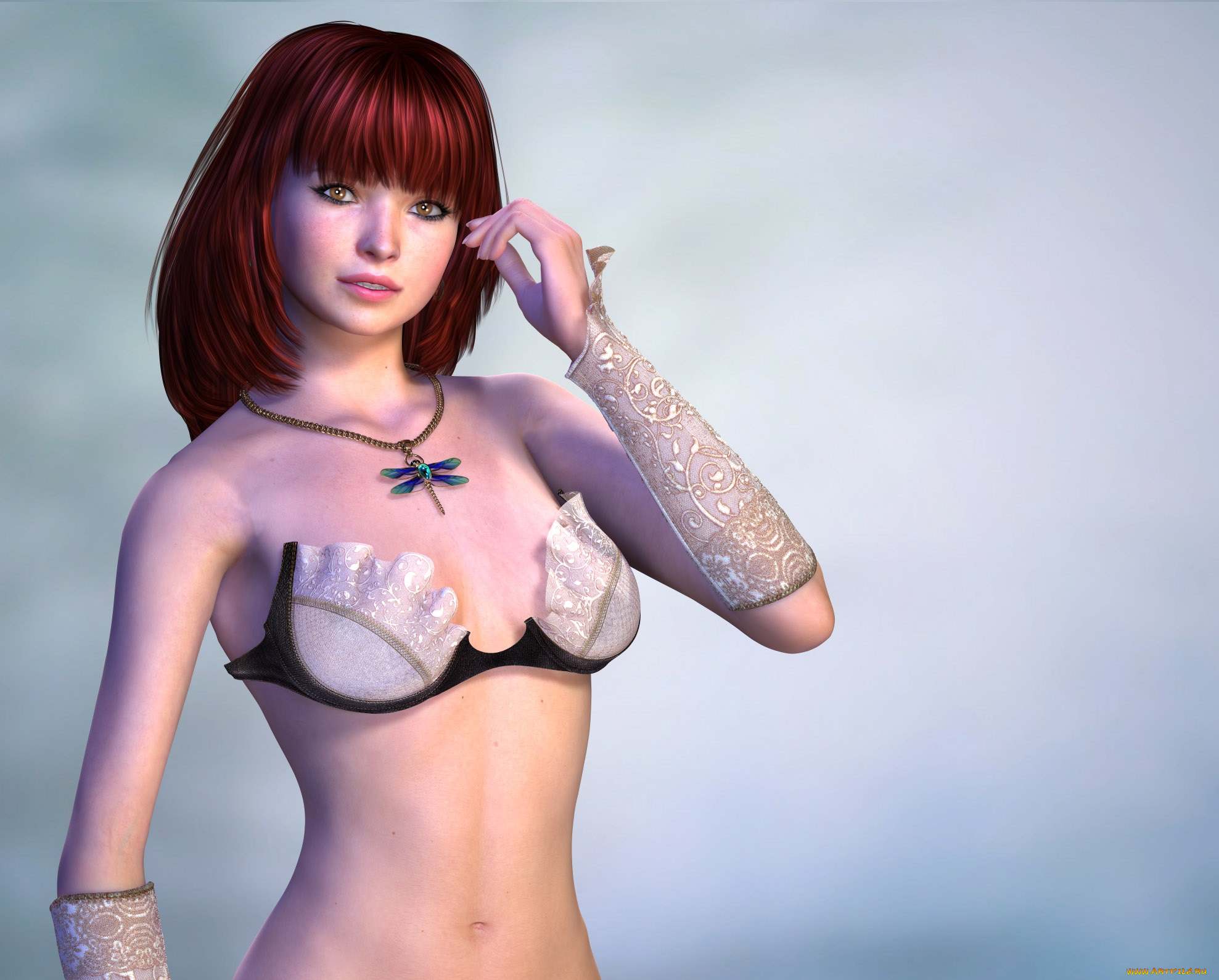 3д, графика, люди, , people, девушка, взгляд, фон