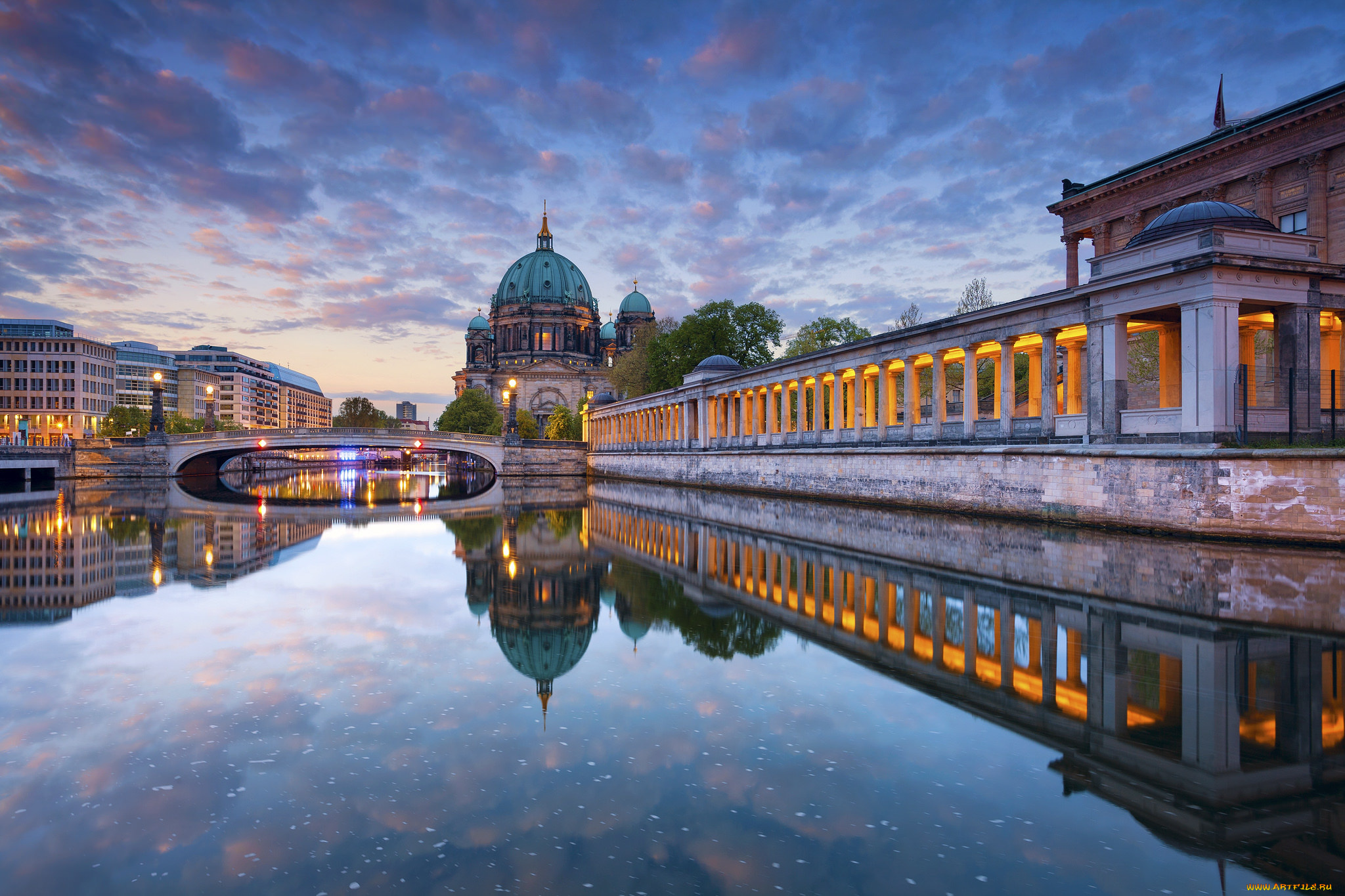 berlin, города, берлин, , германия, канал, мост