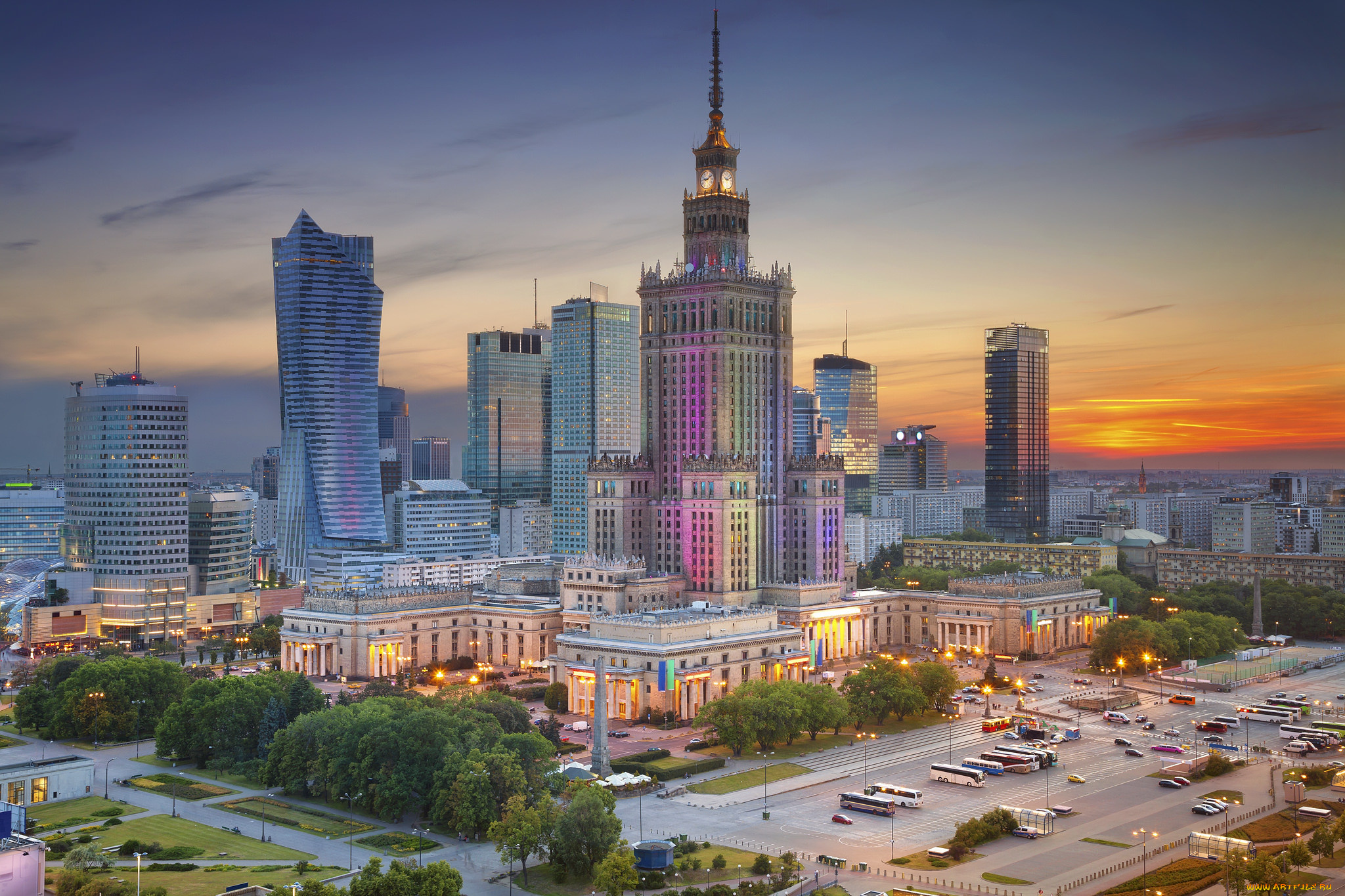 warsaw, города, варшава, , польша, высотки