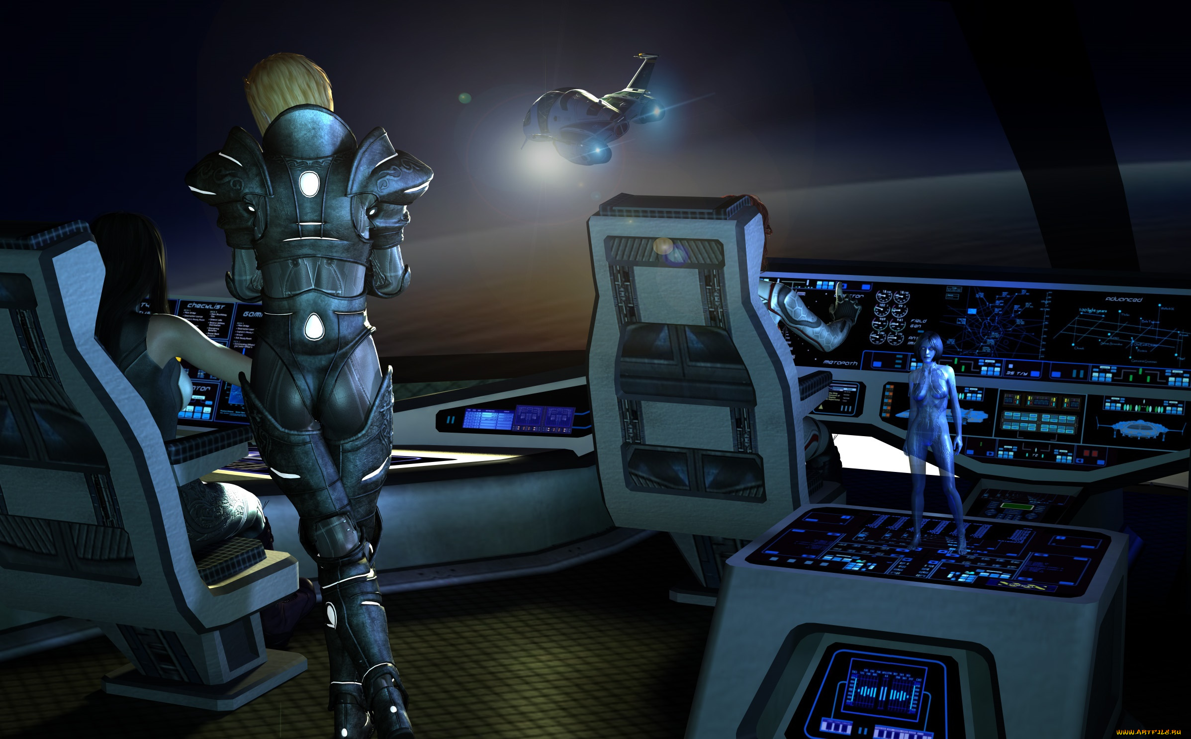 3д, графика, фантазия, , fantasy, девушка, взгляд, фон