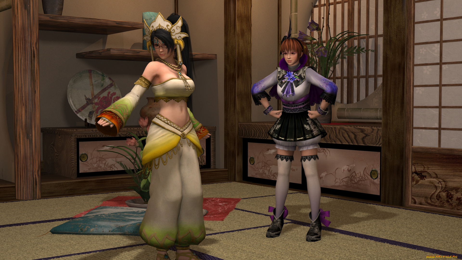 3д, графика, фантазия, , fantasy, взгляд, девушки, фон