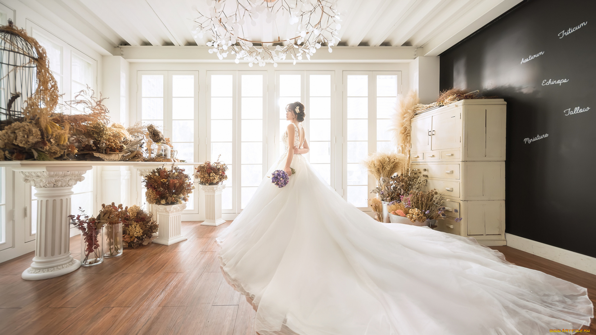 девушки, -unsort, , невесты, девушка, невеста, счастье, праздник, платье, букет